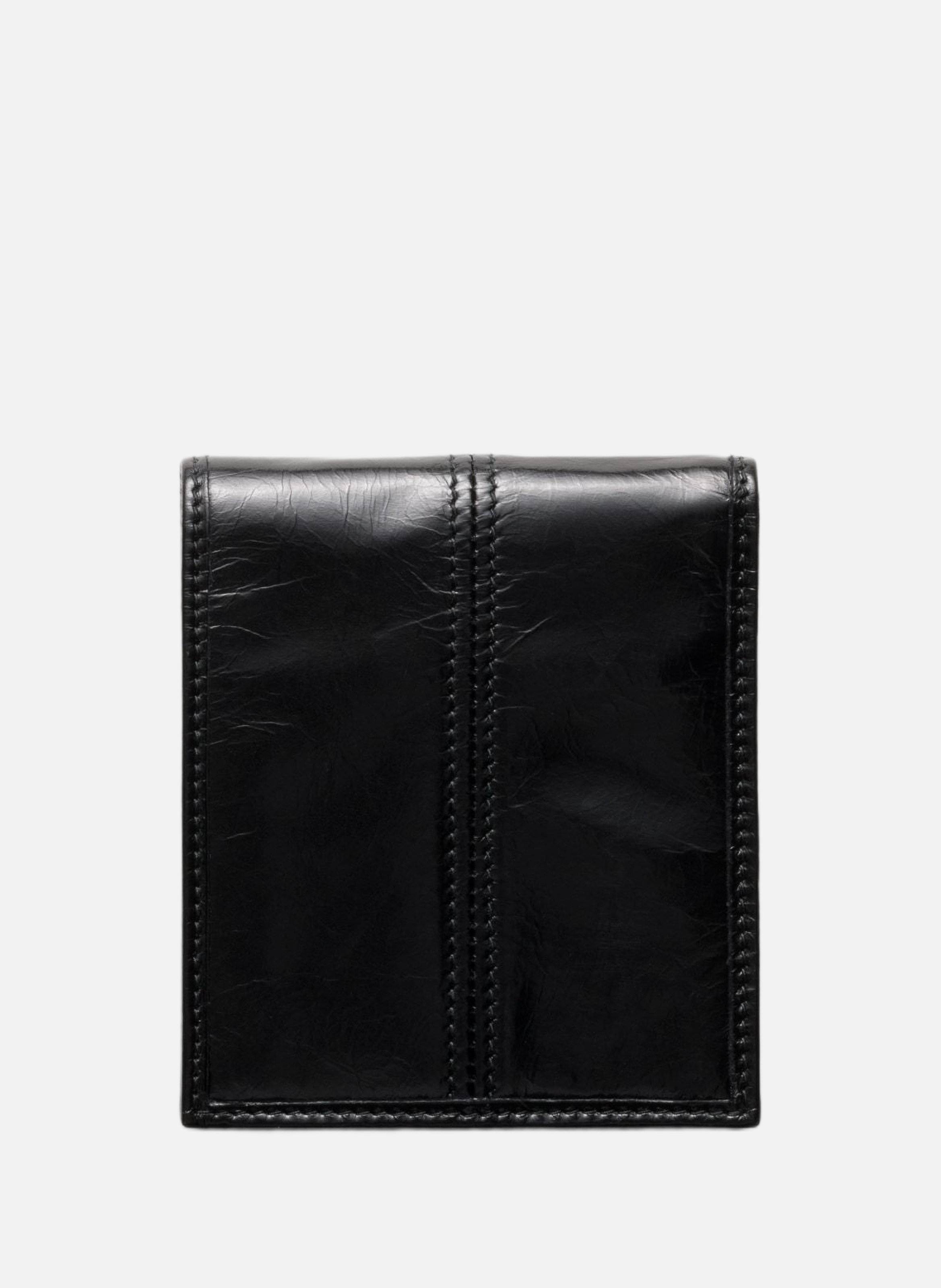 Portefeuille en cuir PRADA Noir