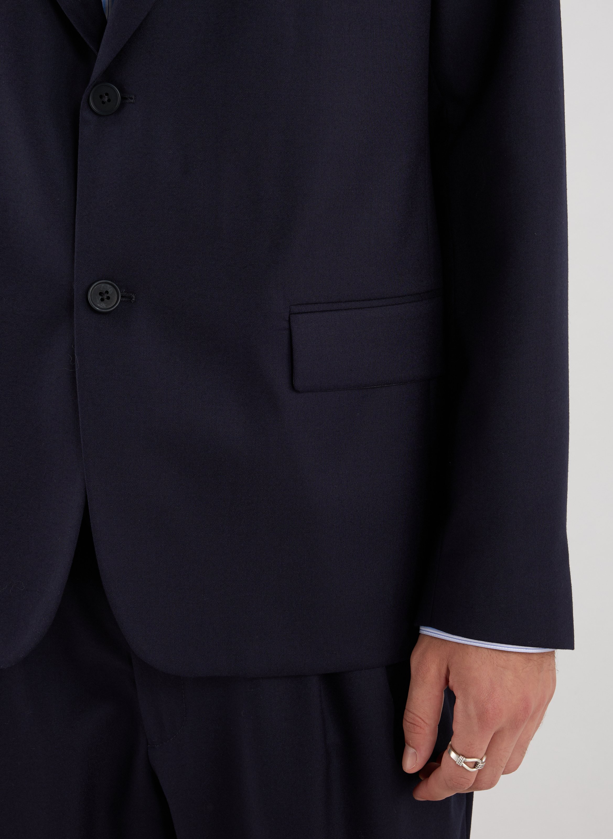 Veste de costume en laine  SAISON 1865 Bleu