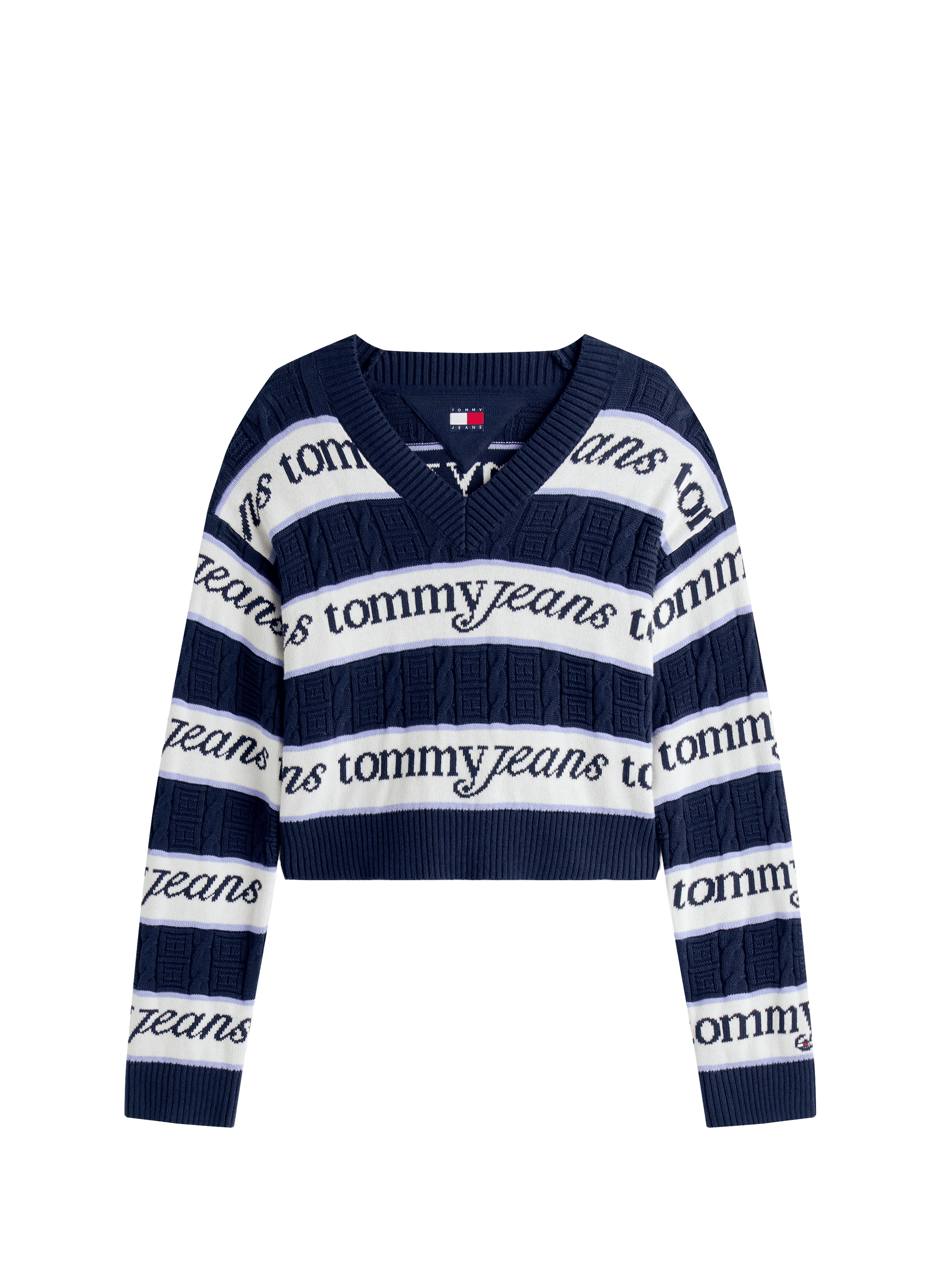 Cotton V-neck jumper TOMMY HILFIGER Multicolour