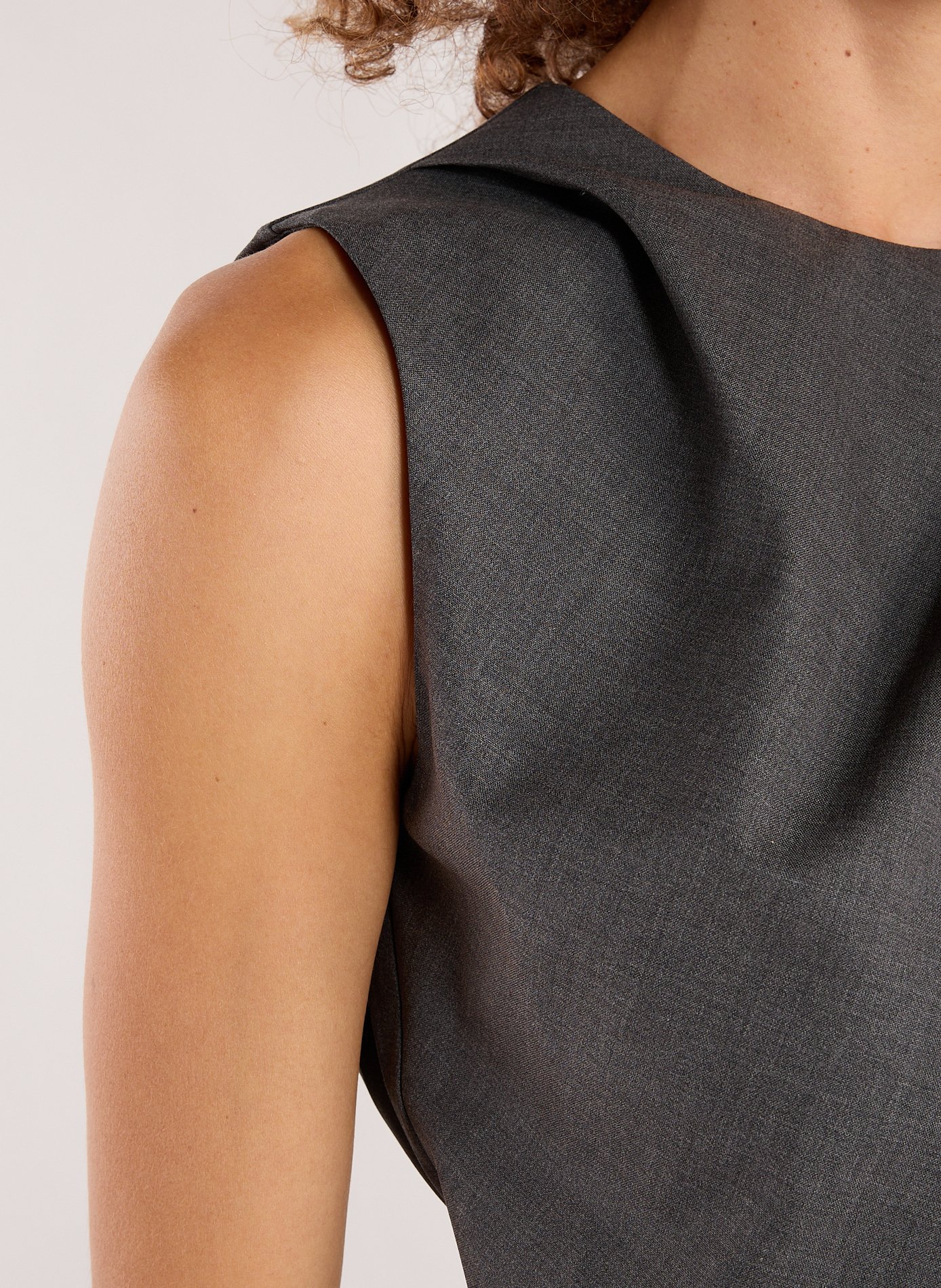 Top drapé ROHE FRAMES Gris