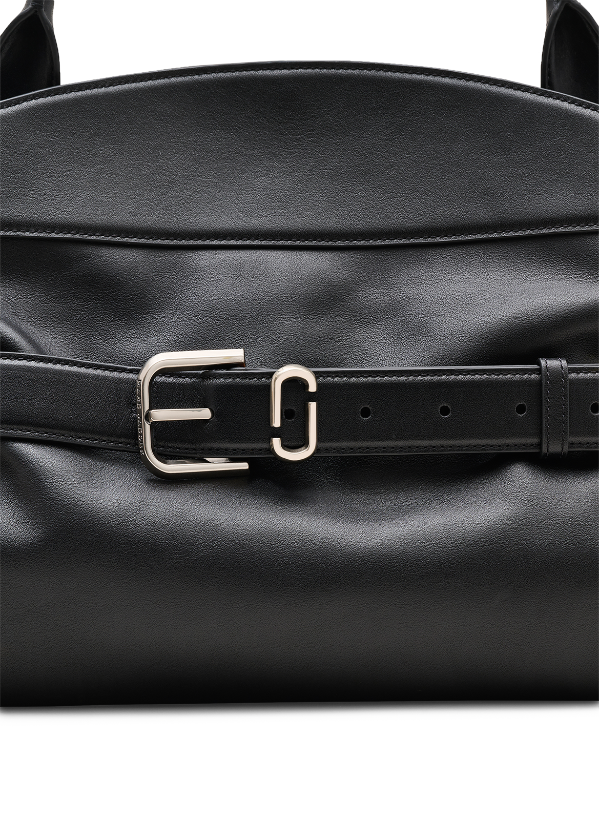 Sac épaule Dakota Satchel en cuir de vache MARC JACOBS Noir