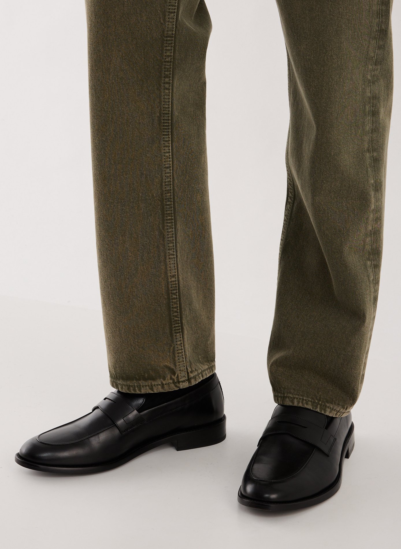 Straight cotton jeans JACOB COHEN Green