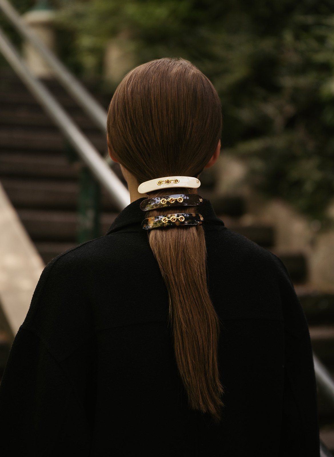 Eyelets - Fine Barrette MAULIEBRIS Lie de vin