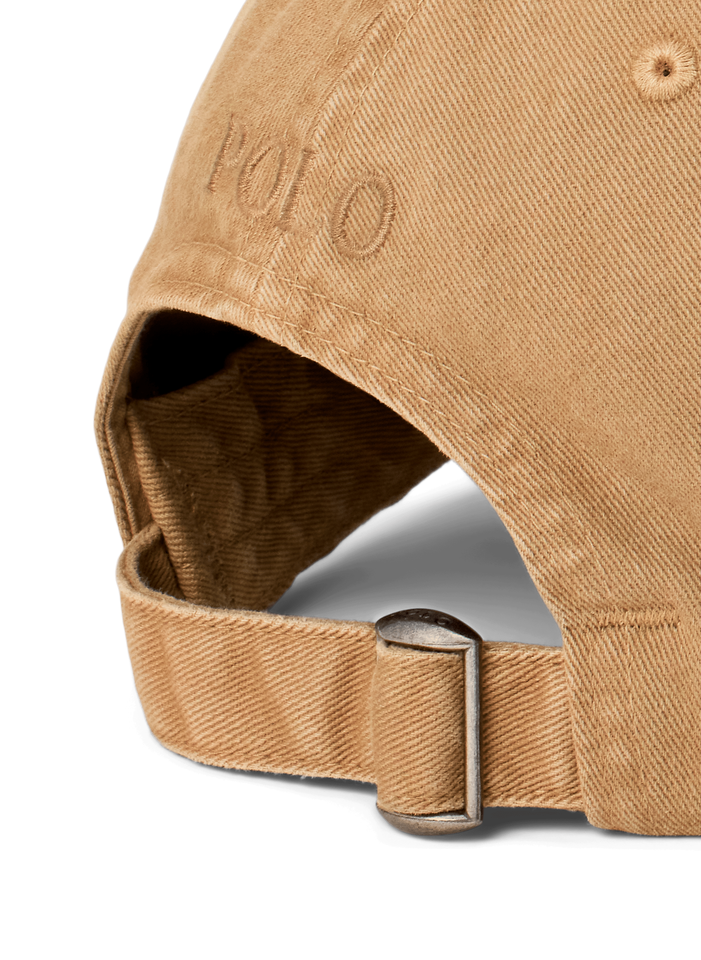 Casquette brodée en coton POLO RALPH LAUREN Beige