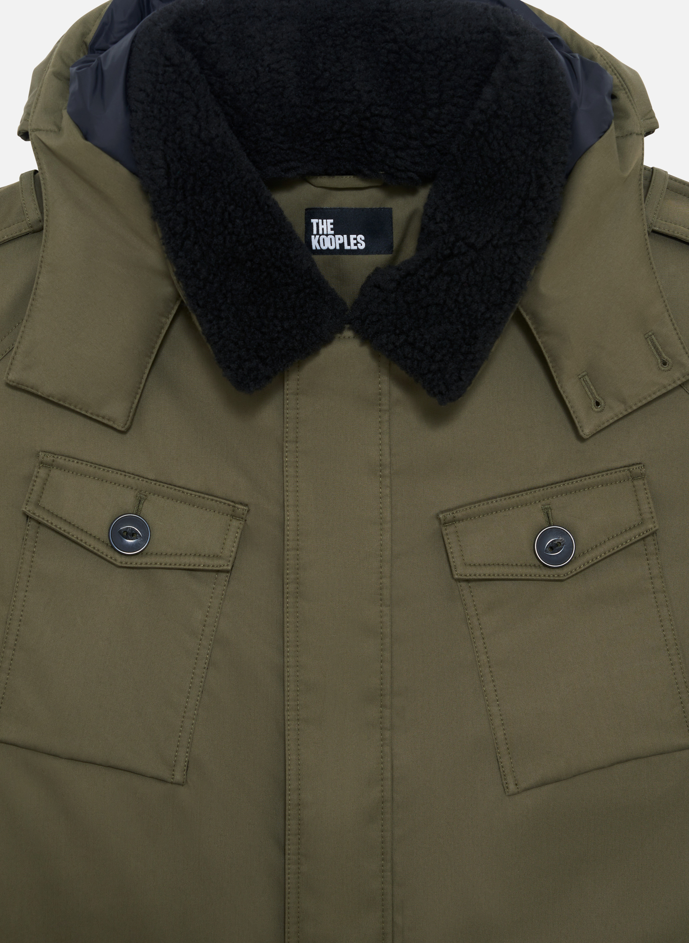 Parka avec col sherpa THE KOOPLES Vert
