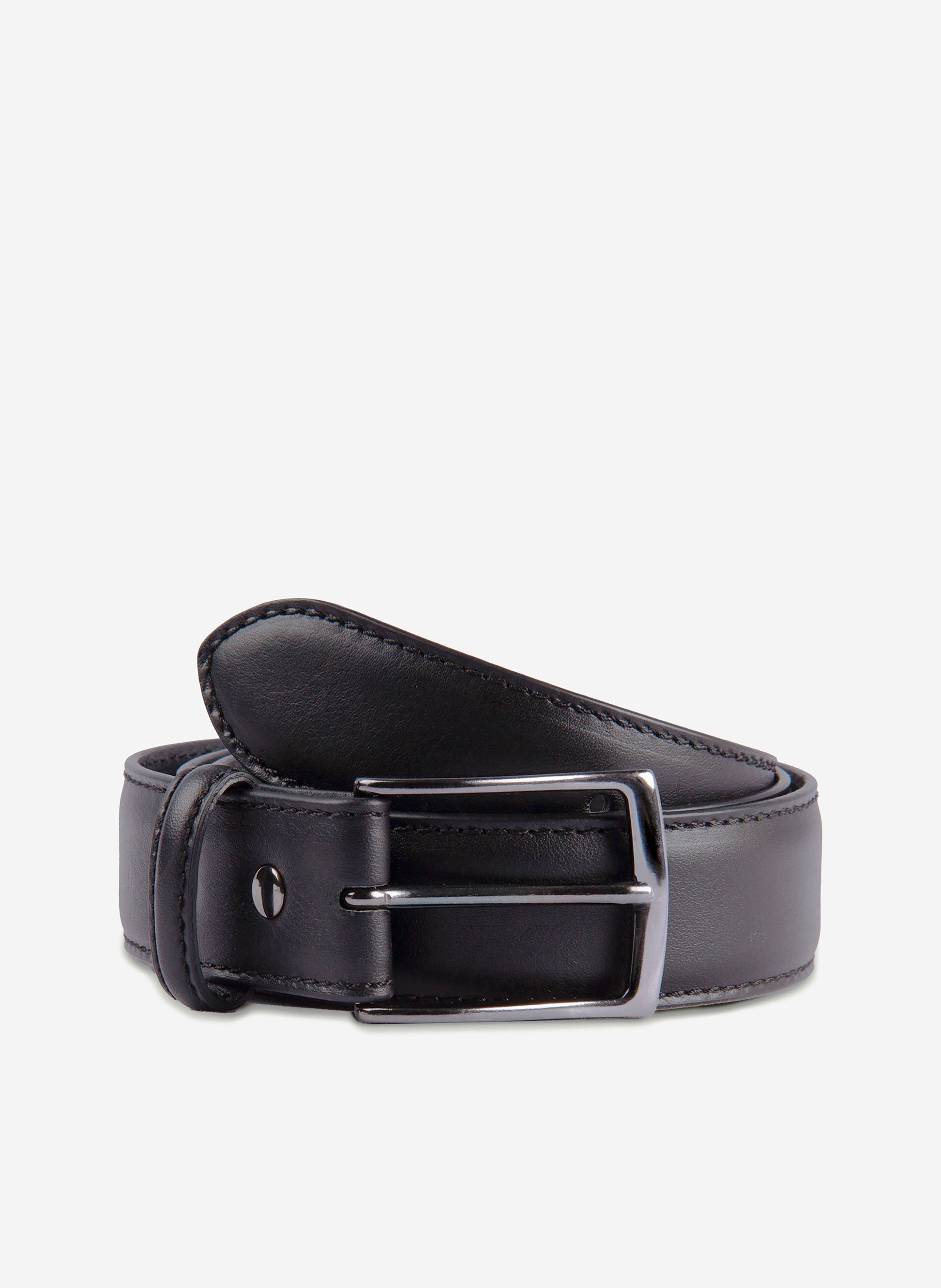 Ceinture madrid cuir JULES & JENN Noir