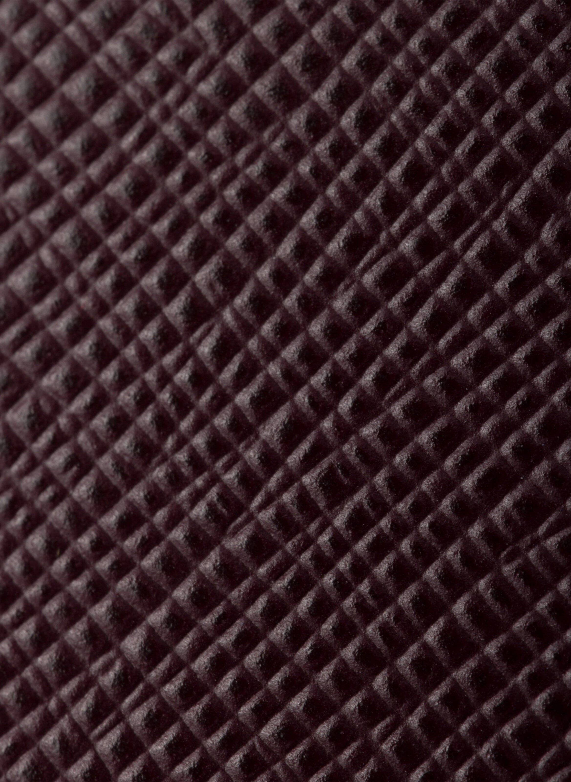 Coque pour iphone 16 pro en cuir saffiano PRADA Rouge