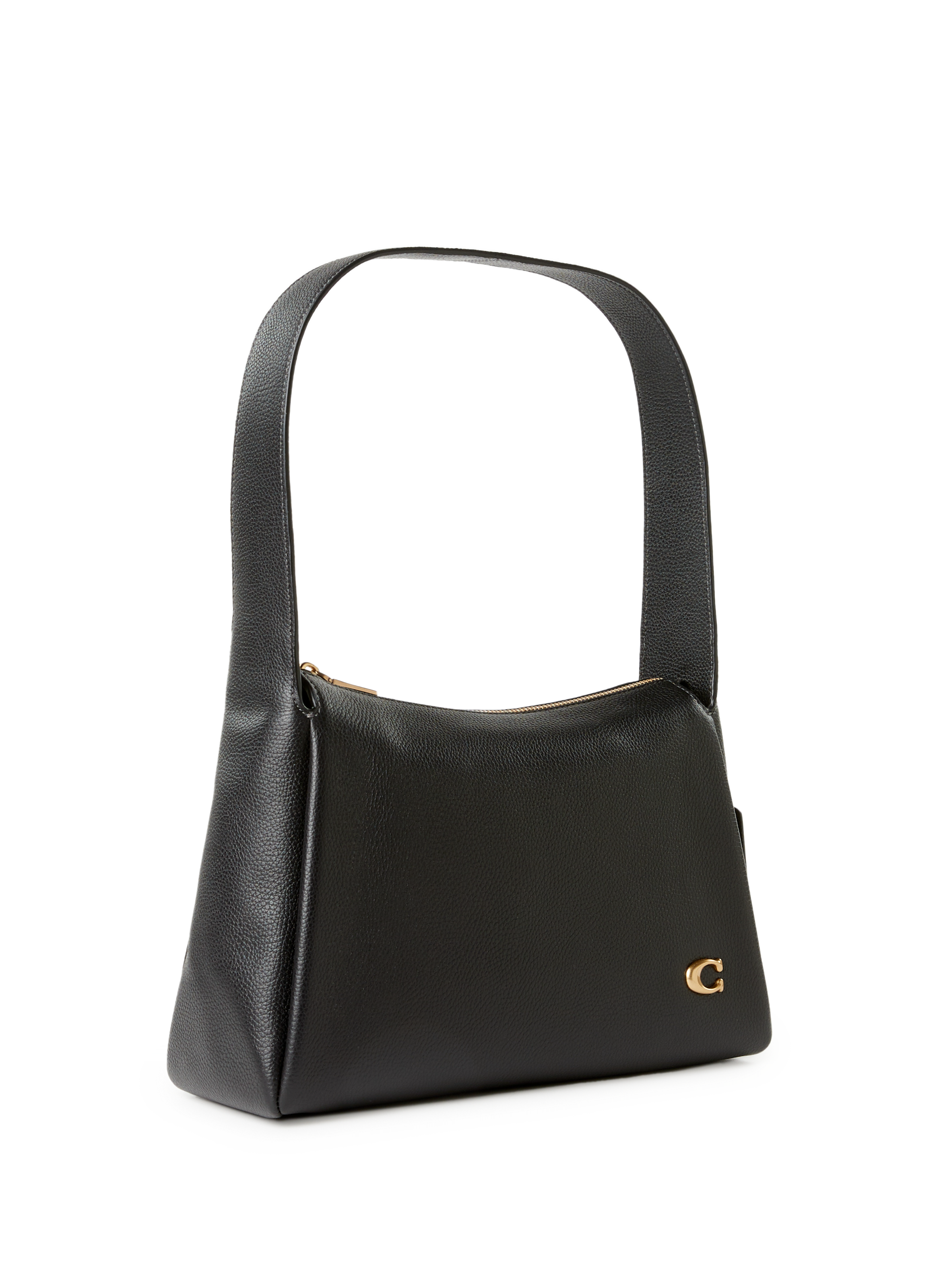 Leather shoulder bag COACH Black