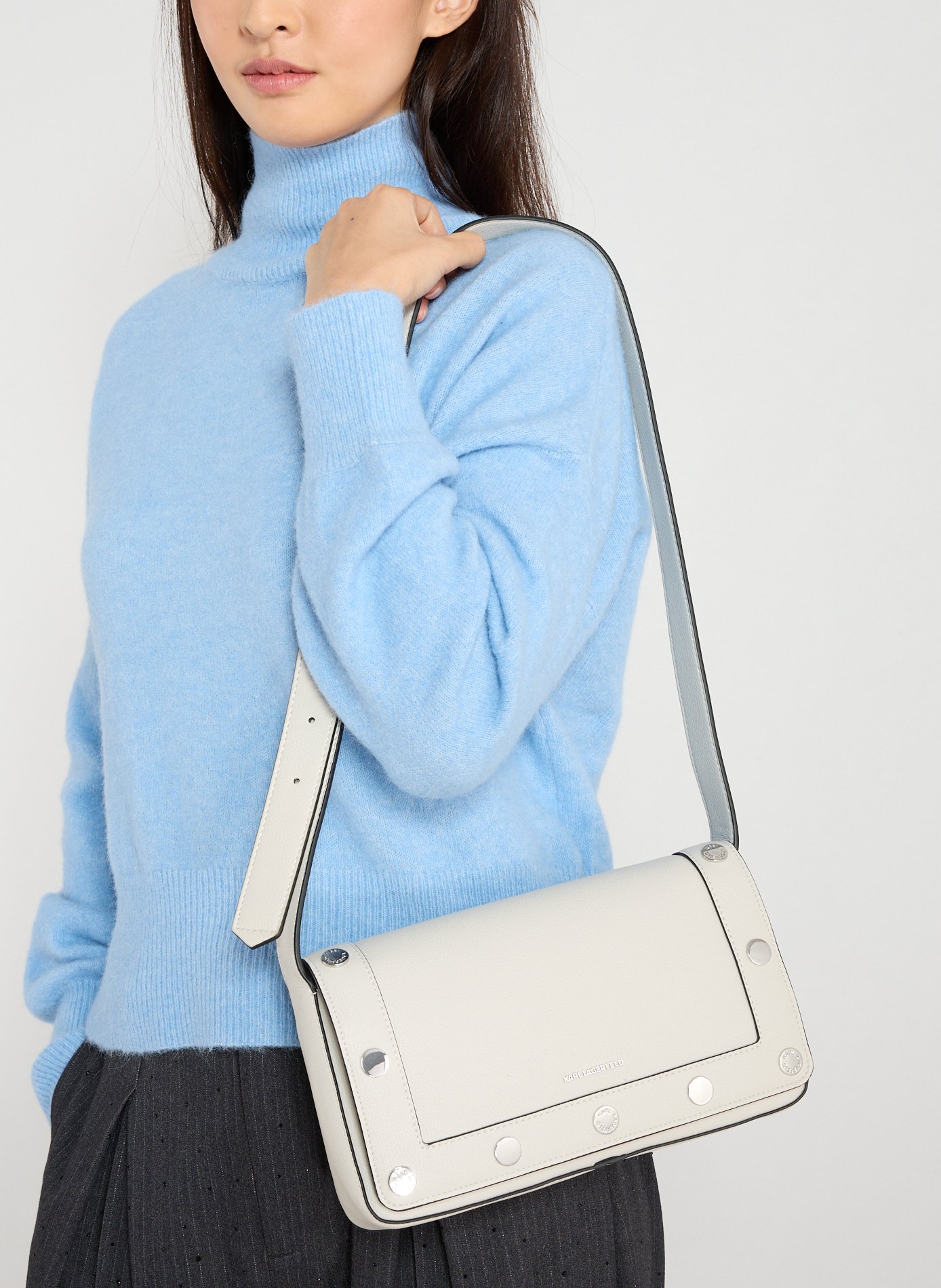 Sac à main K/Rocky KARL LAGERFELD Blanc