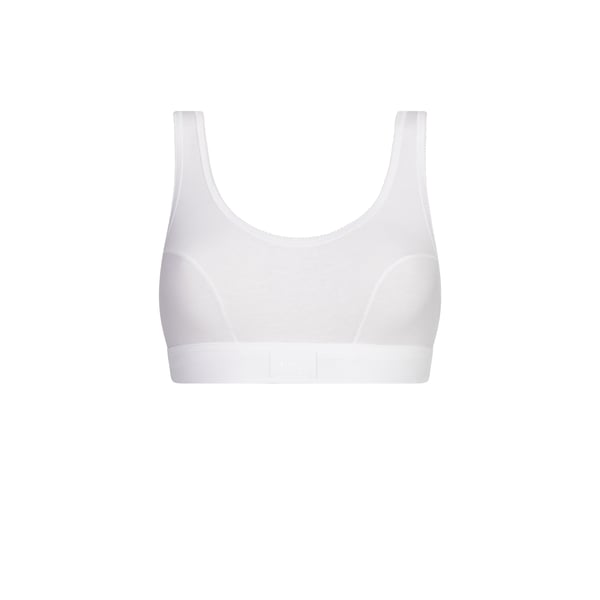 Brassière unie en coton mélangé Brassière unie en coton mélangé