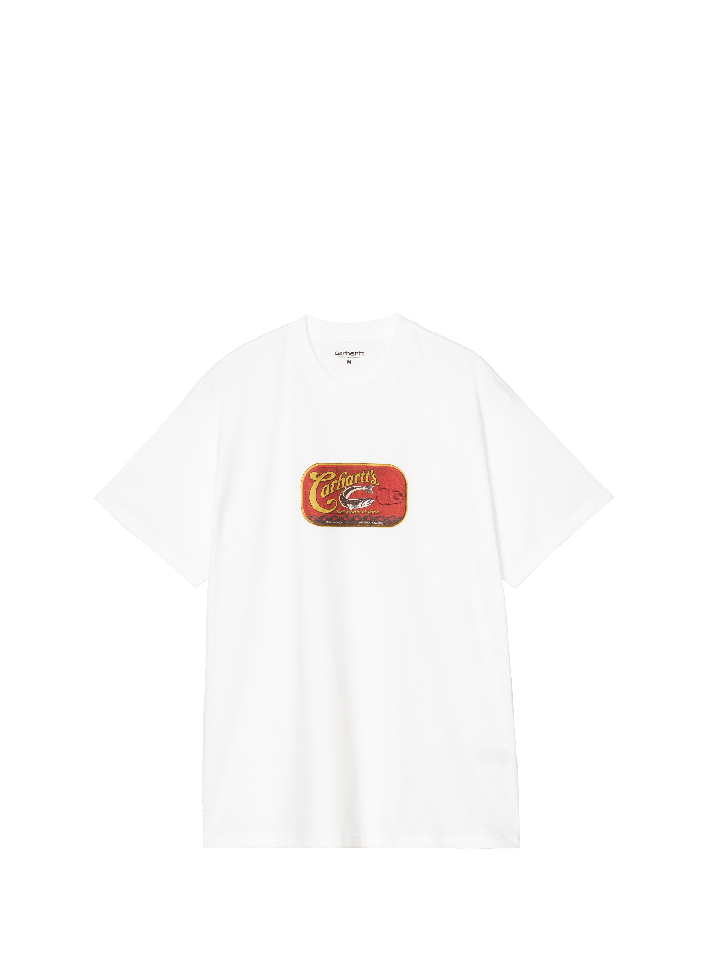 T-shirt manches courtes imprimé en coton CARHARTT WIP Blanc