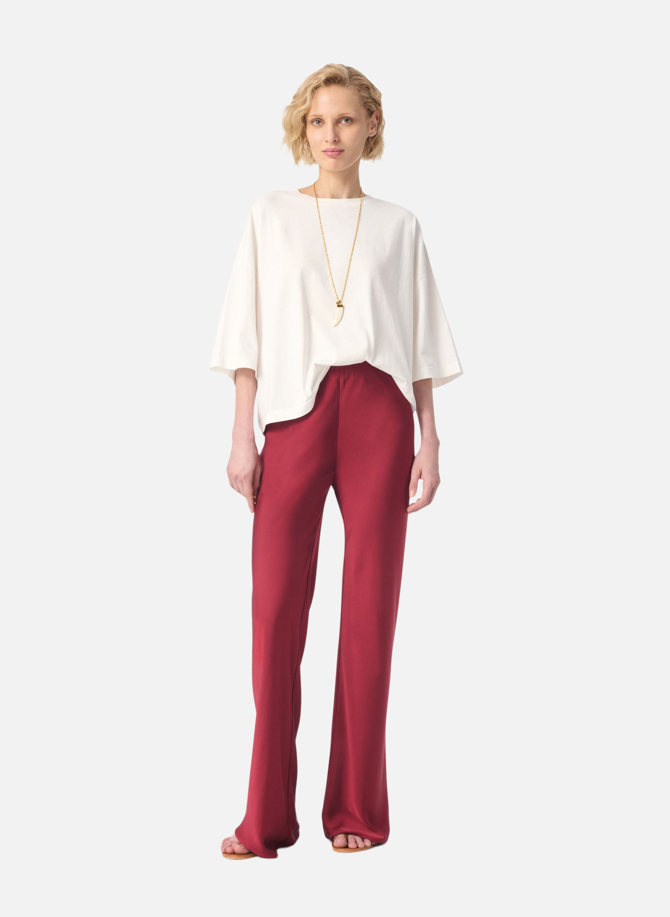 Pantalon essaid VANESSA BRUNO Rouge