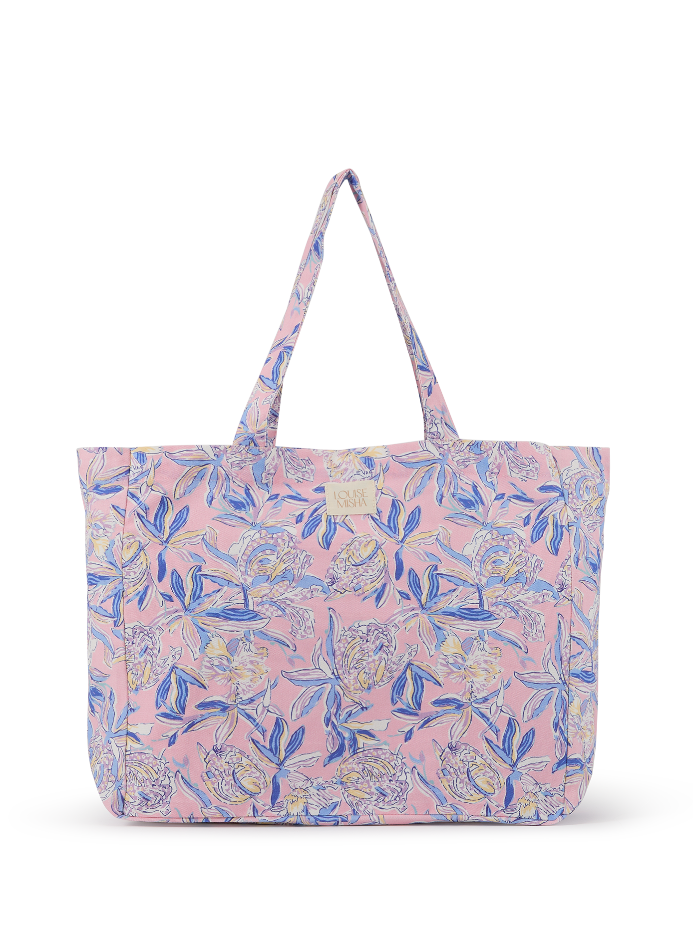 Tote Bag Beverly imprimé en coton LOUISE MISHA Multicolore