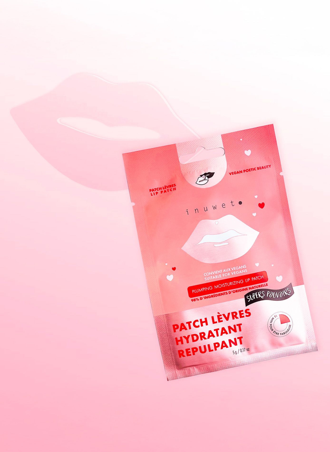 Patch lèvres repulpant INUWET No color
