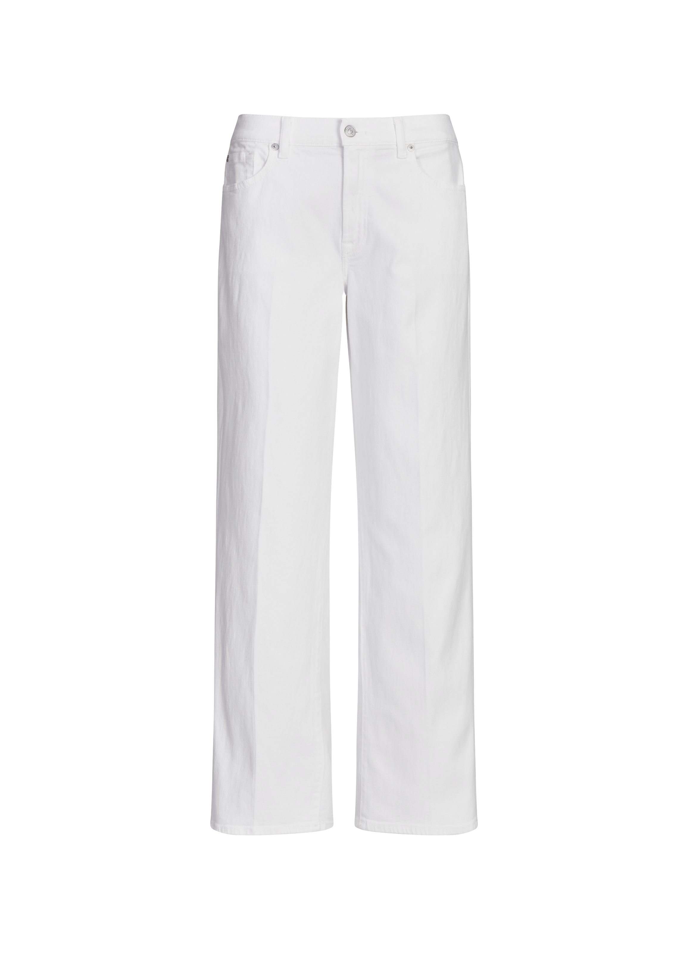Straight Stovepipe jeans in blended cotton 7 FOR ALL MANKIND White
