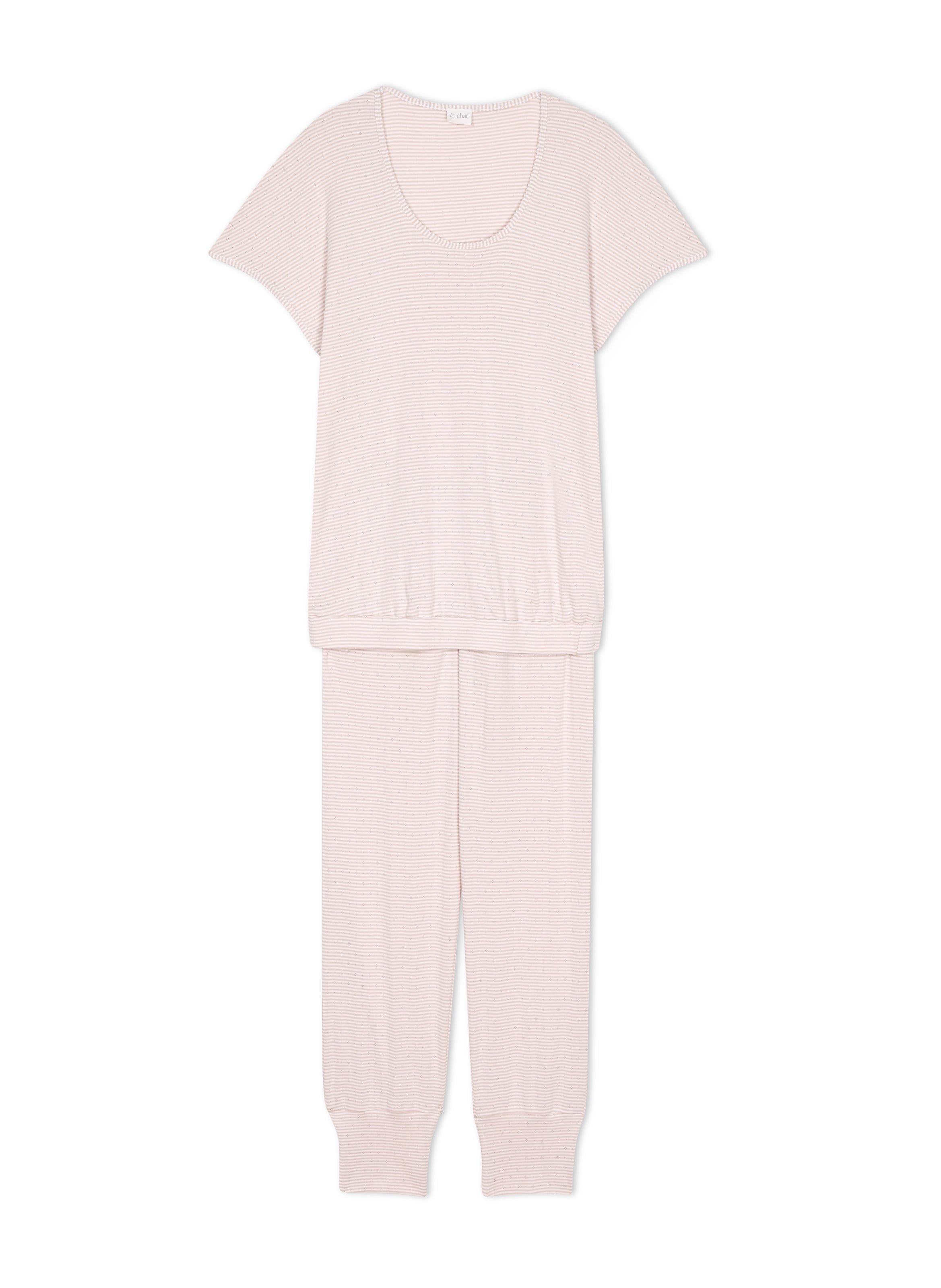 Pyjama en coton matcha 202 LE CHAT Multicolore