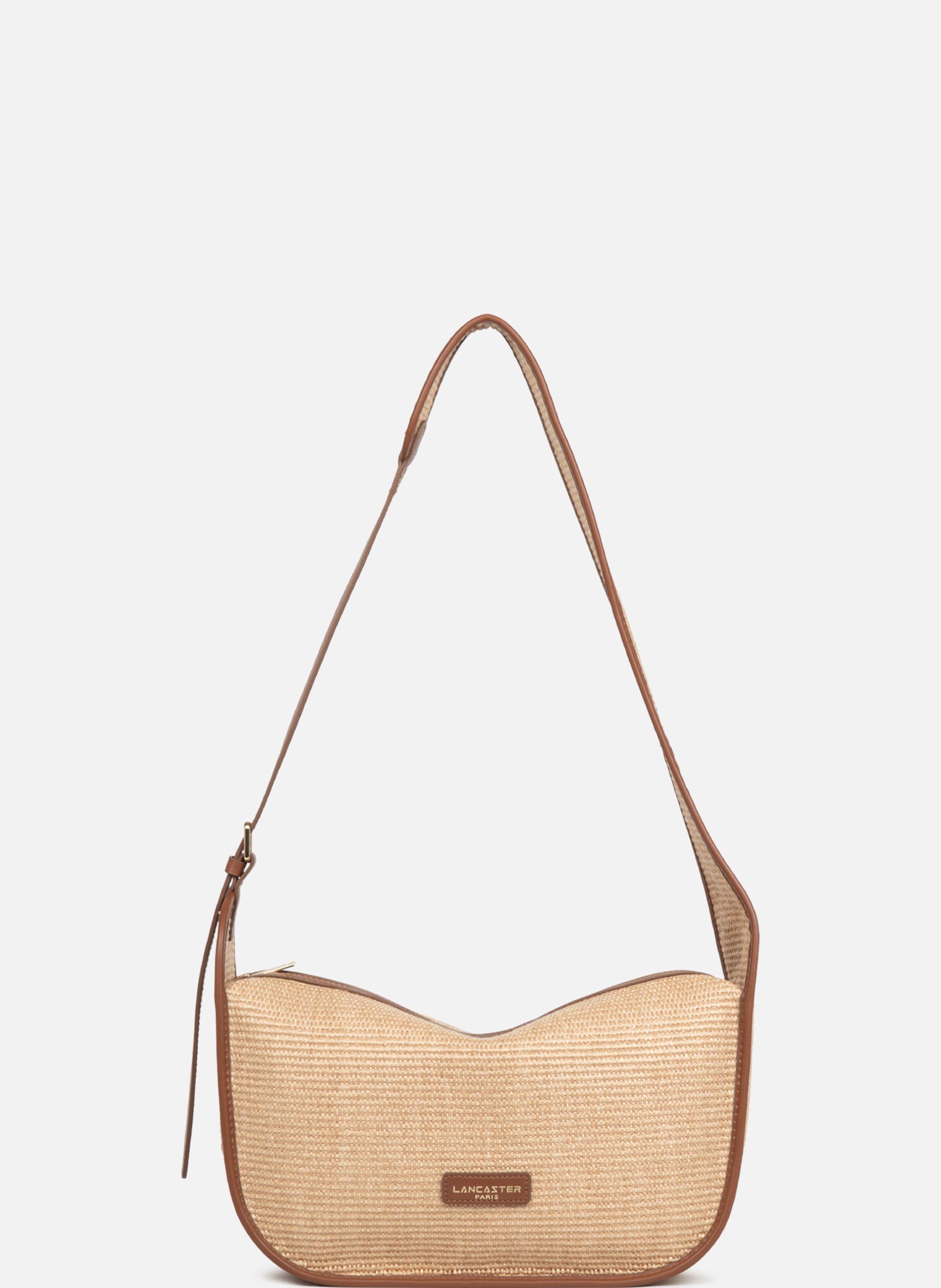 M shoulder bag - mini osier LANCASTER Brown