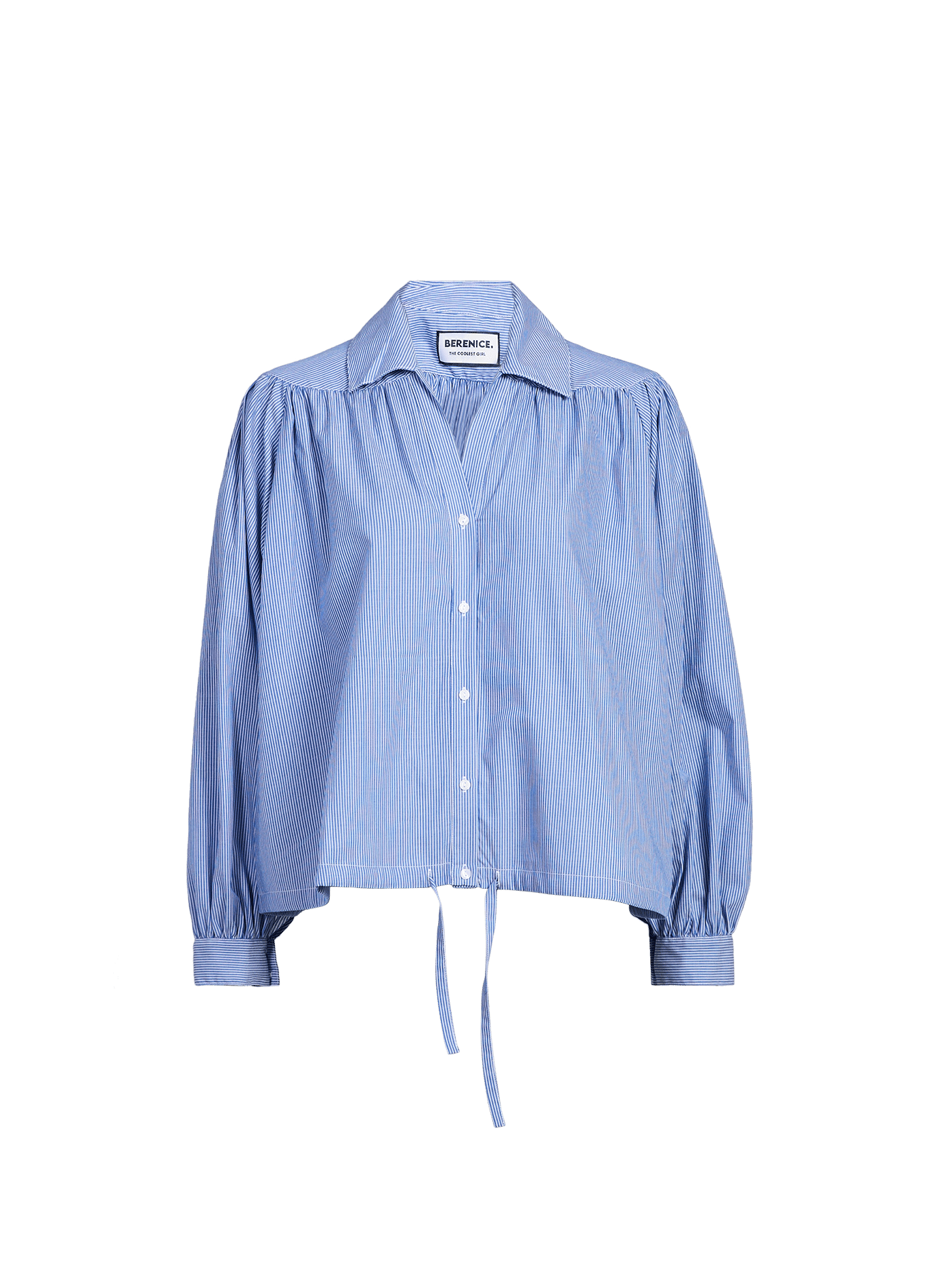 Chemise oversize en coton BERENICE Bleu