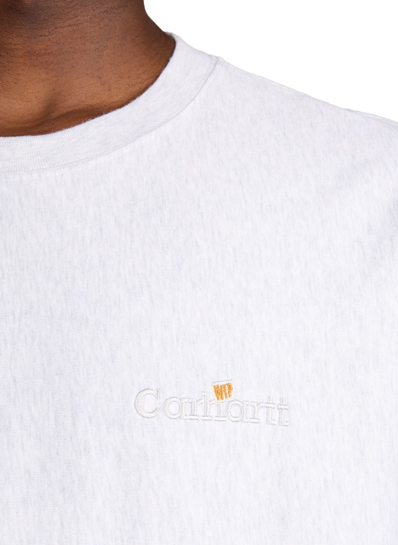 Cotton Logo T-shirt CARHARTT WIP Grey