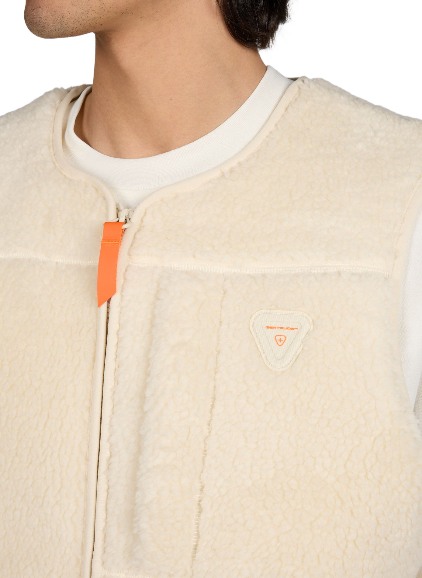 Sherpa sleeveless jacket GERTRUDE ET GASTON Beige