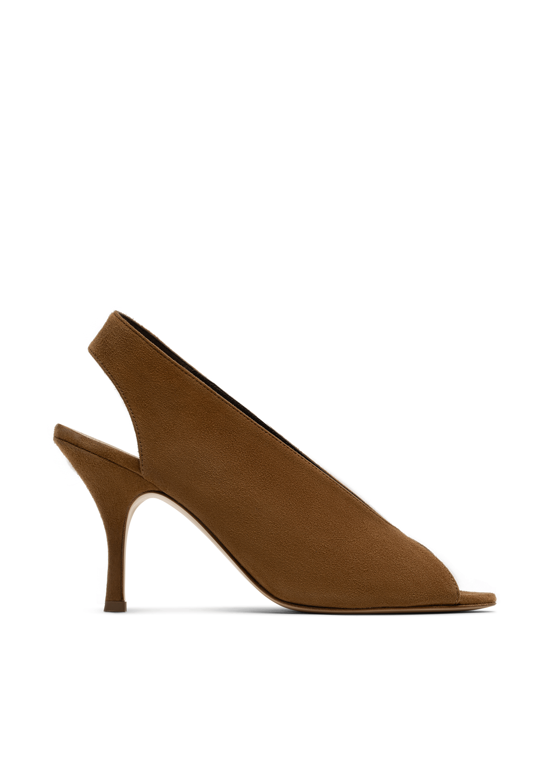 Sandales tino en chevre velours PARALLELE Marron