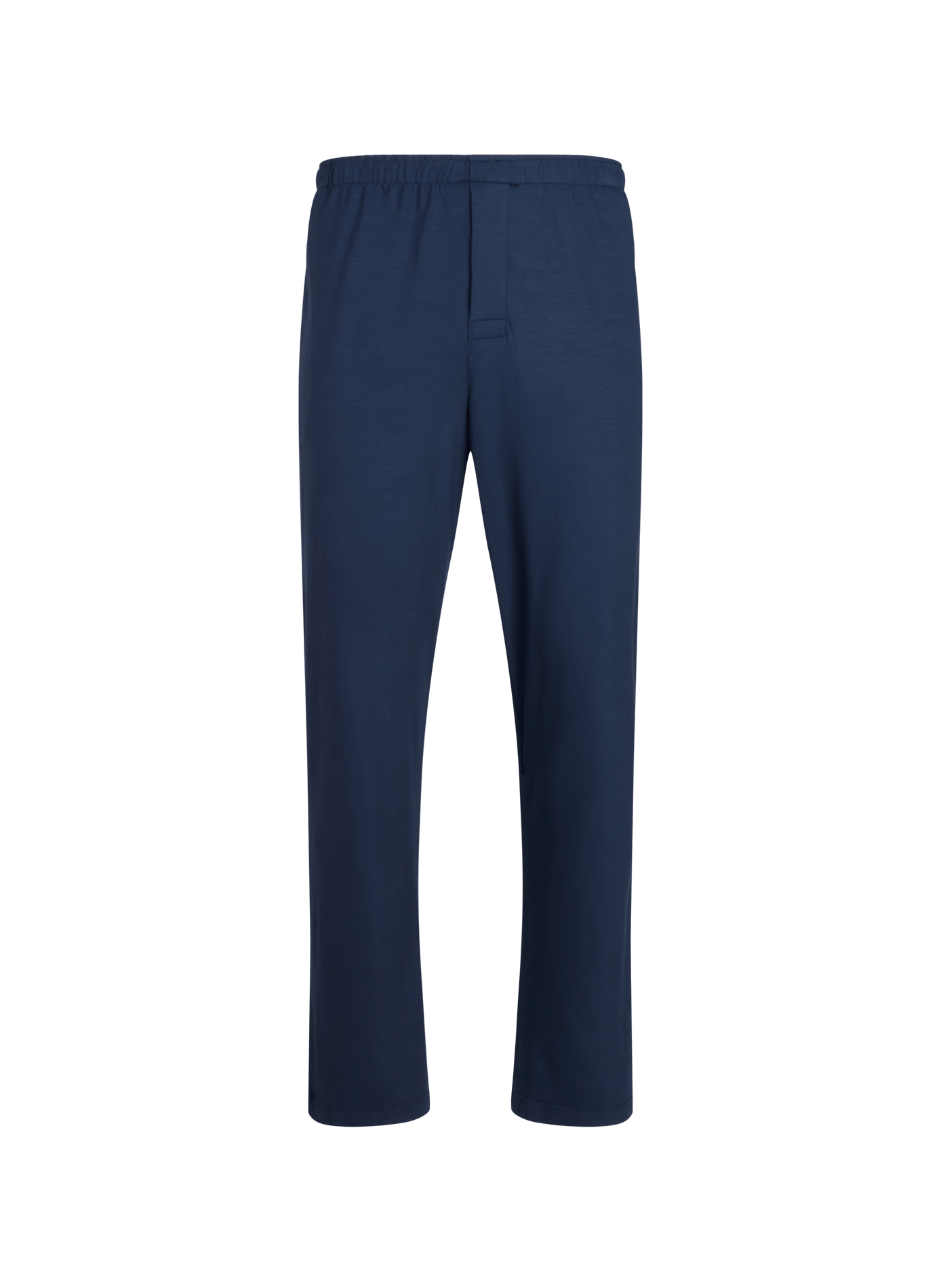 Set of solid long pajamas DEREK ROSE Blue