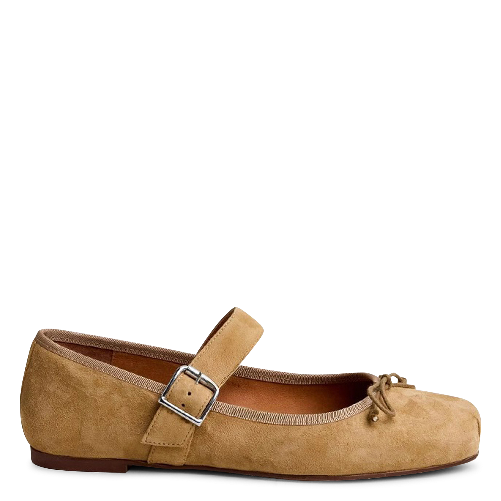 Ballerines en cuir dominante JONAK Beige