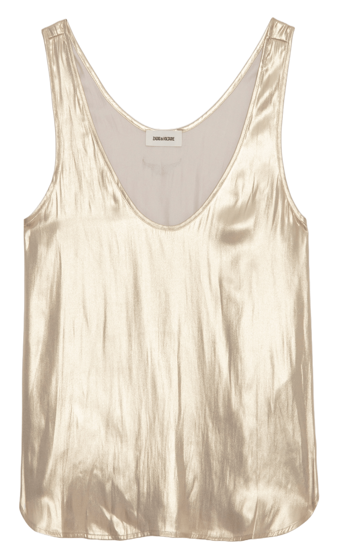 Top col rond tarys Jaune