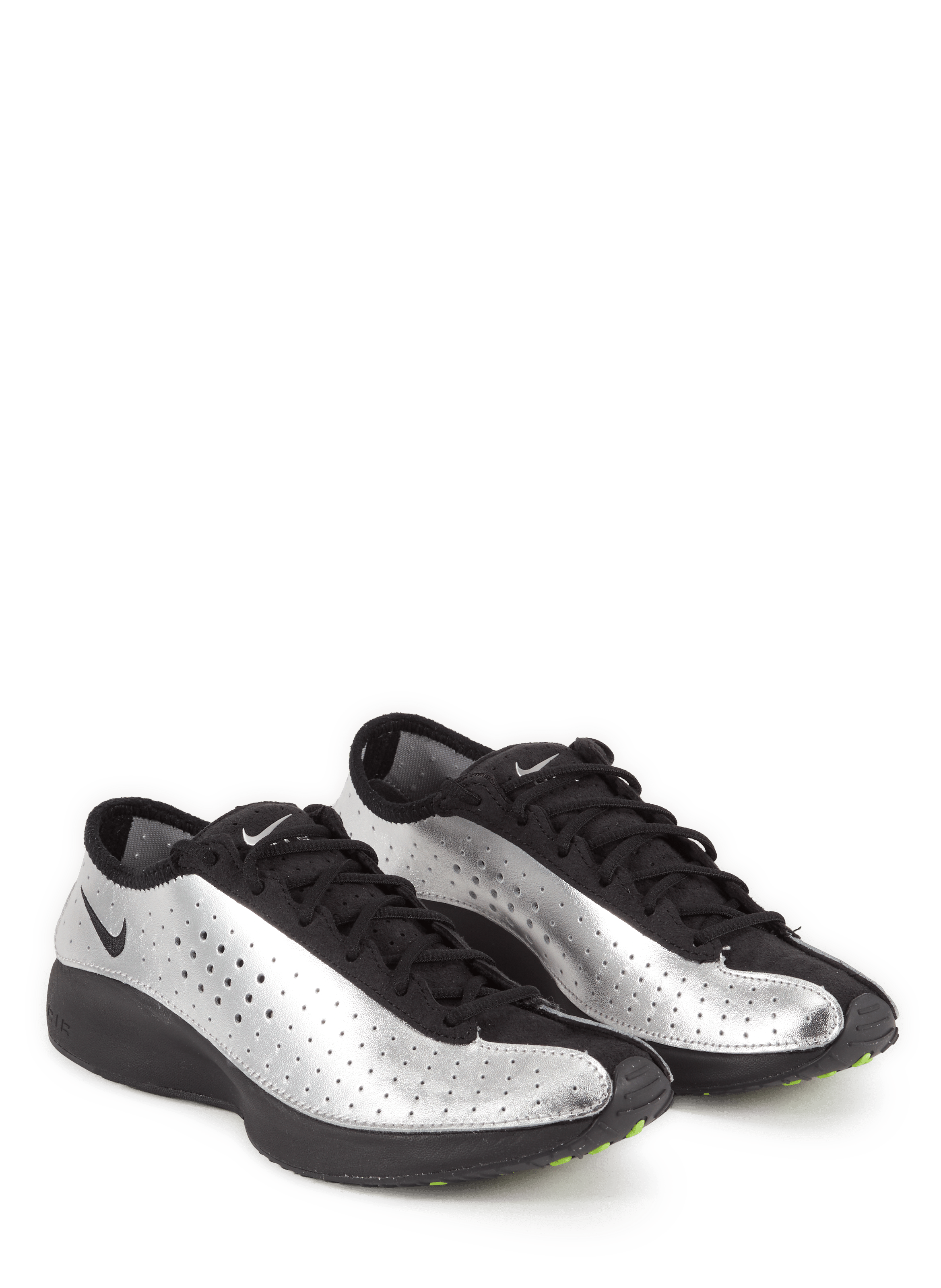 Baskets brillantes Air Superfly en cuir mélangé NIKE Noir