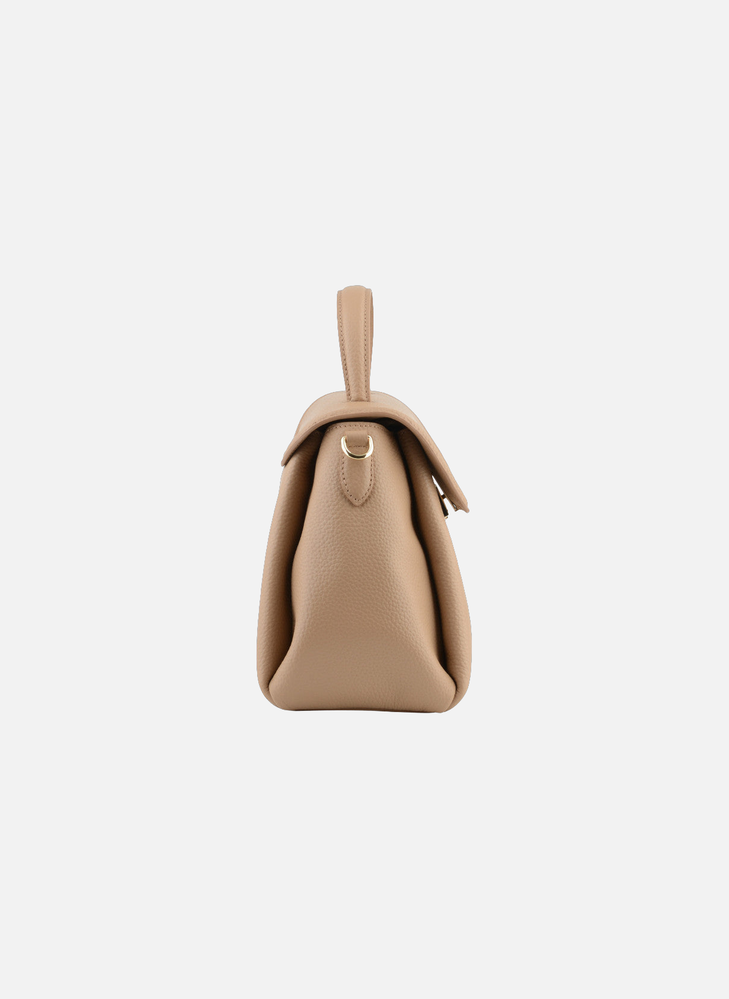 Carat | sac à main gm en cuir de vachette POURCHET Marron