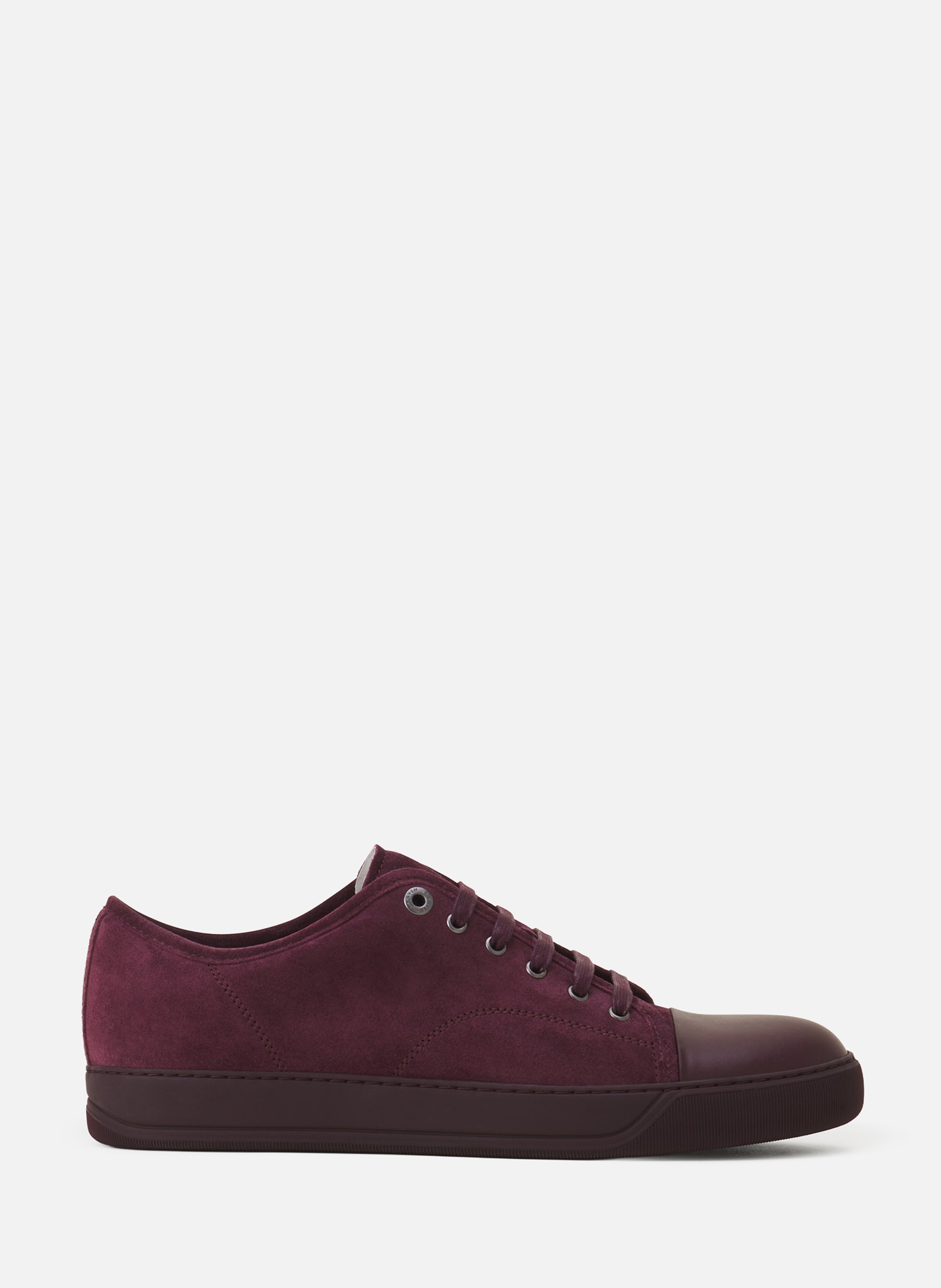 Sneakers dbb1 en cuir et suede LANVIN Marron