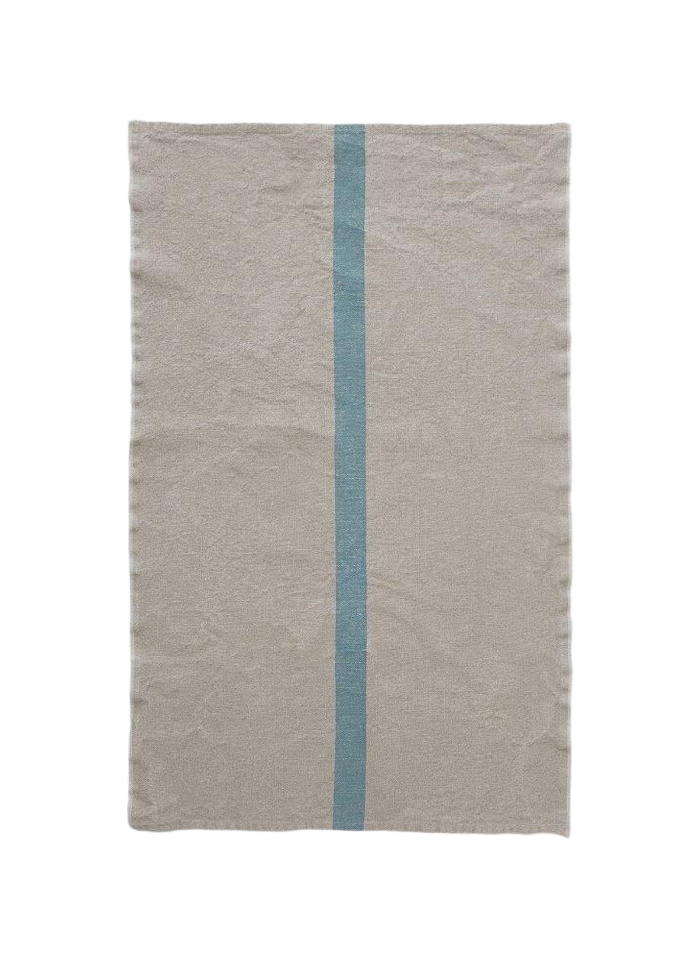 Set of 6 Doudou linen dish towels CHARVET Blue