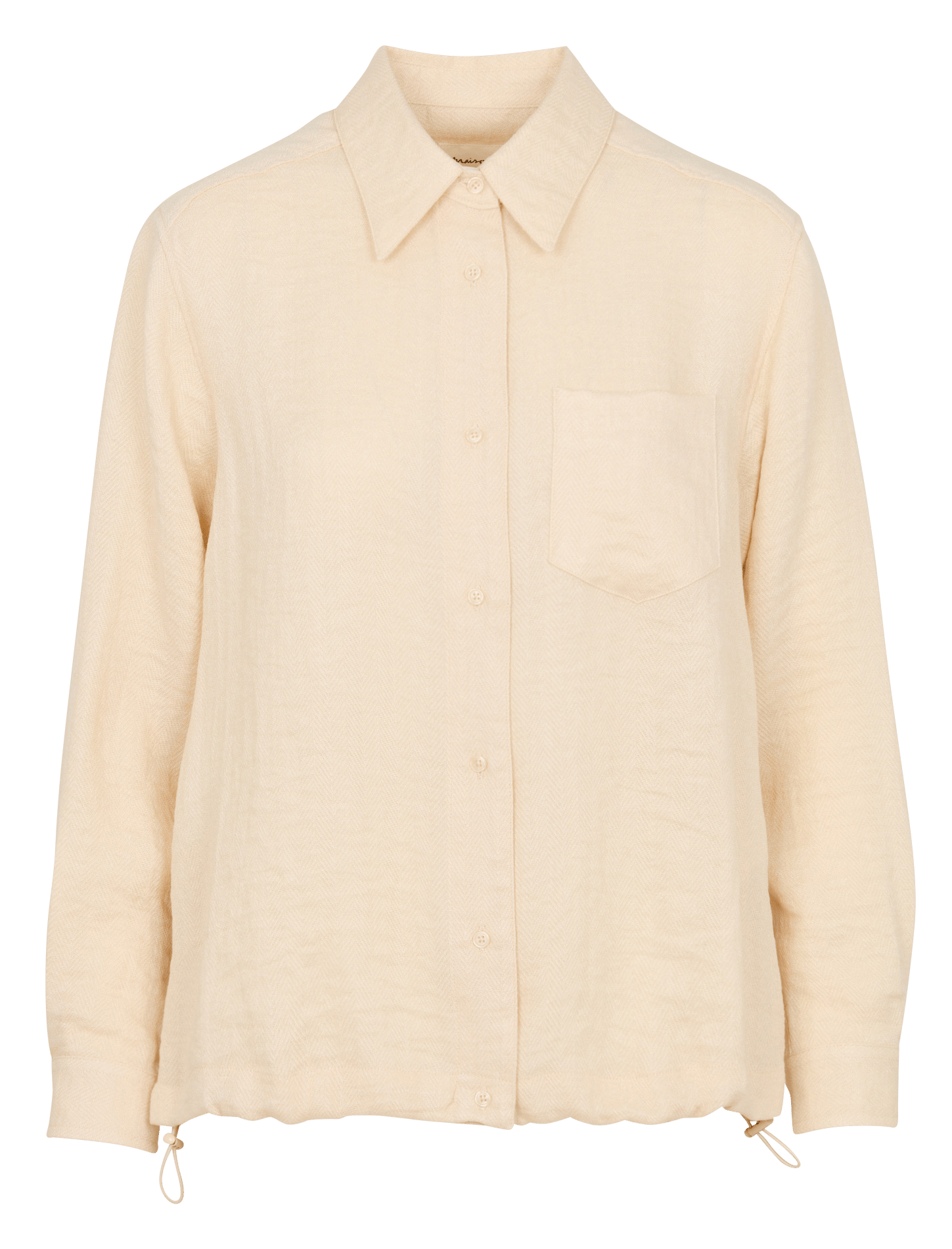 Chemise droite boutonnée ajustable dony MAISON 123 Beige