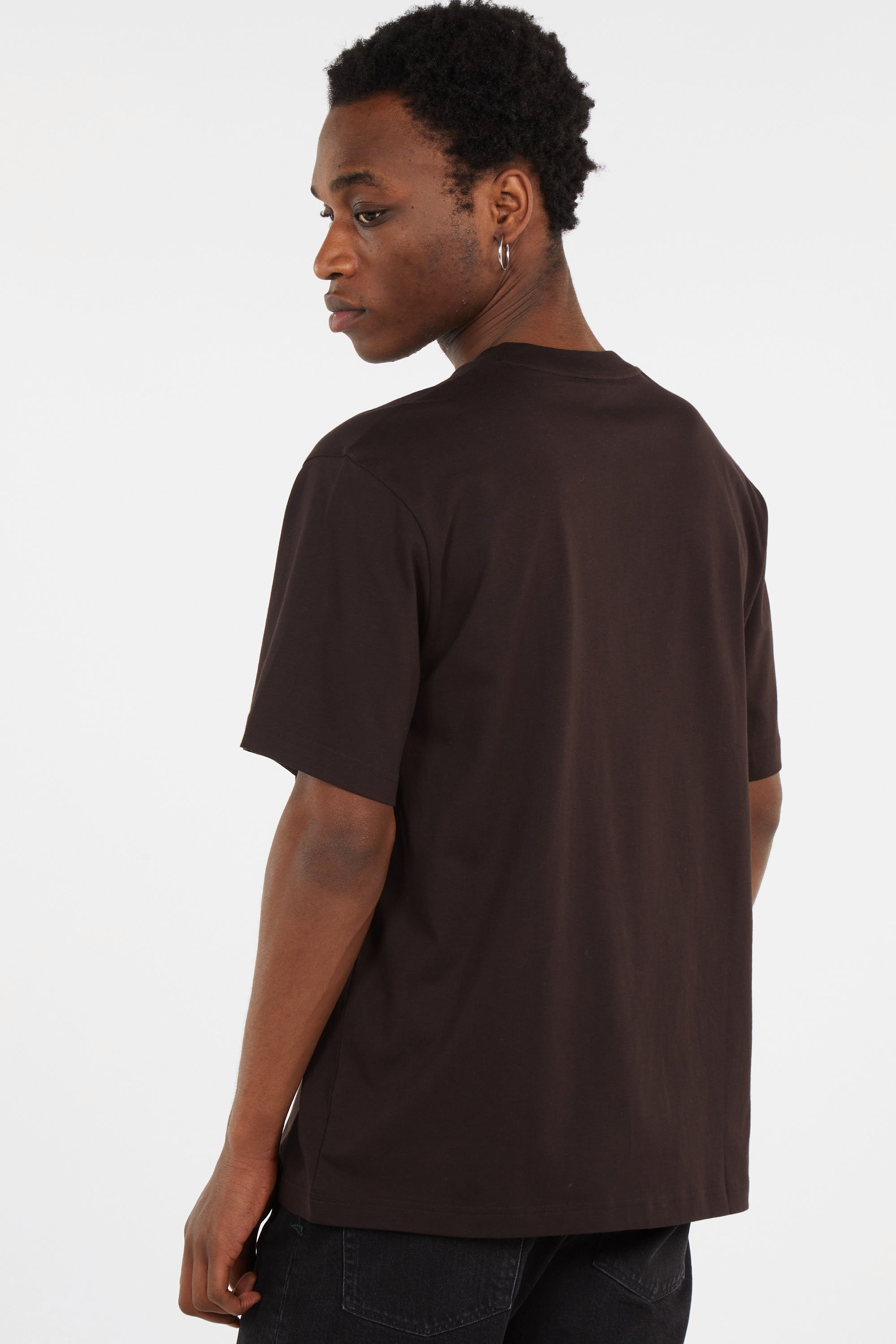 T-shirt LACOSTE Marron
