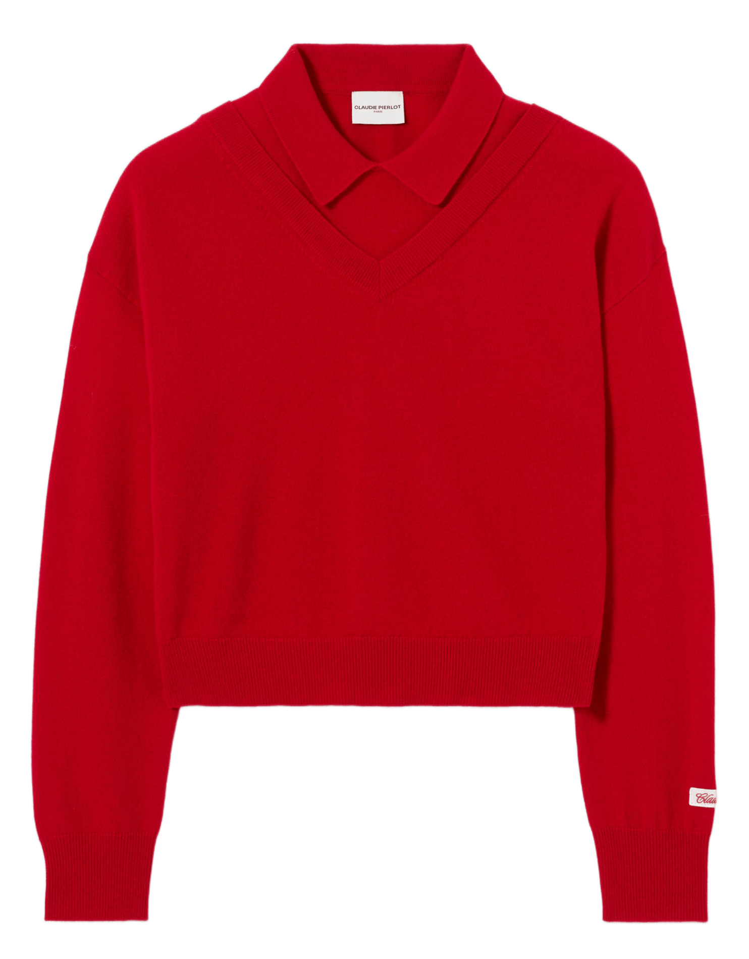Pull oversize en laine CLAUDIE PIERLOT Rouge