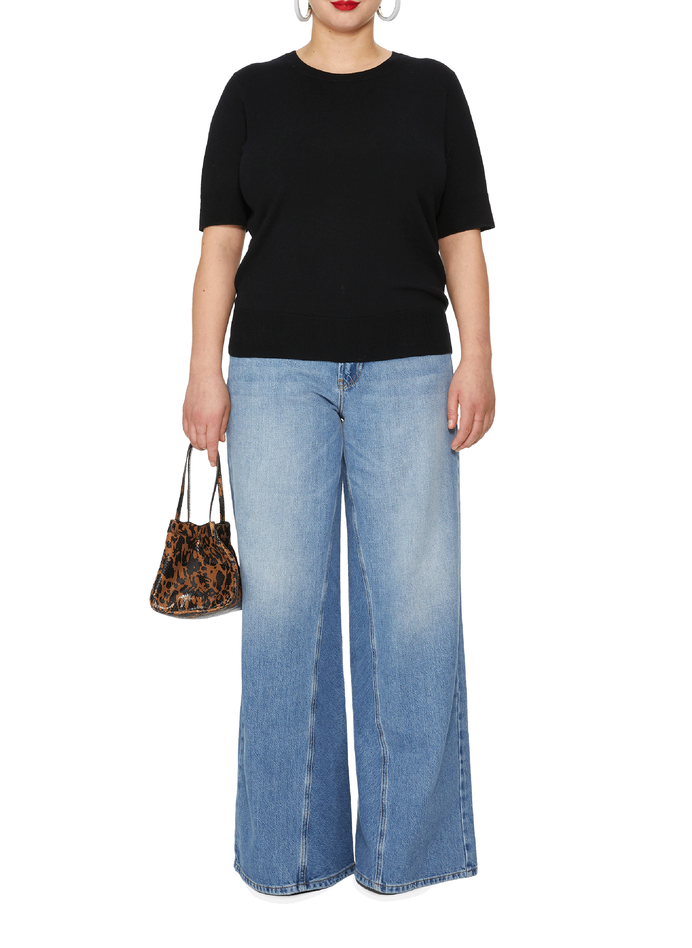 Classic merino wool jumper UNIVERSAL STANDARD Black
