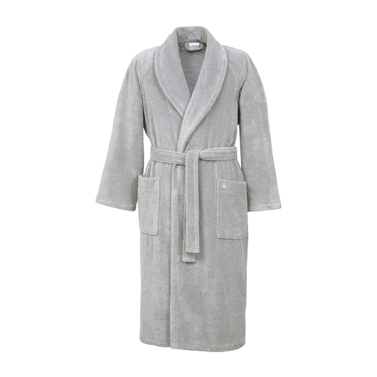 Peignoir de bain long en coton modal, etoile  Platine