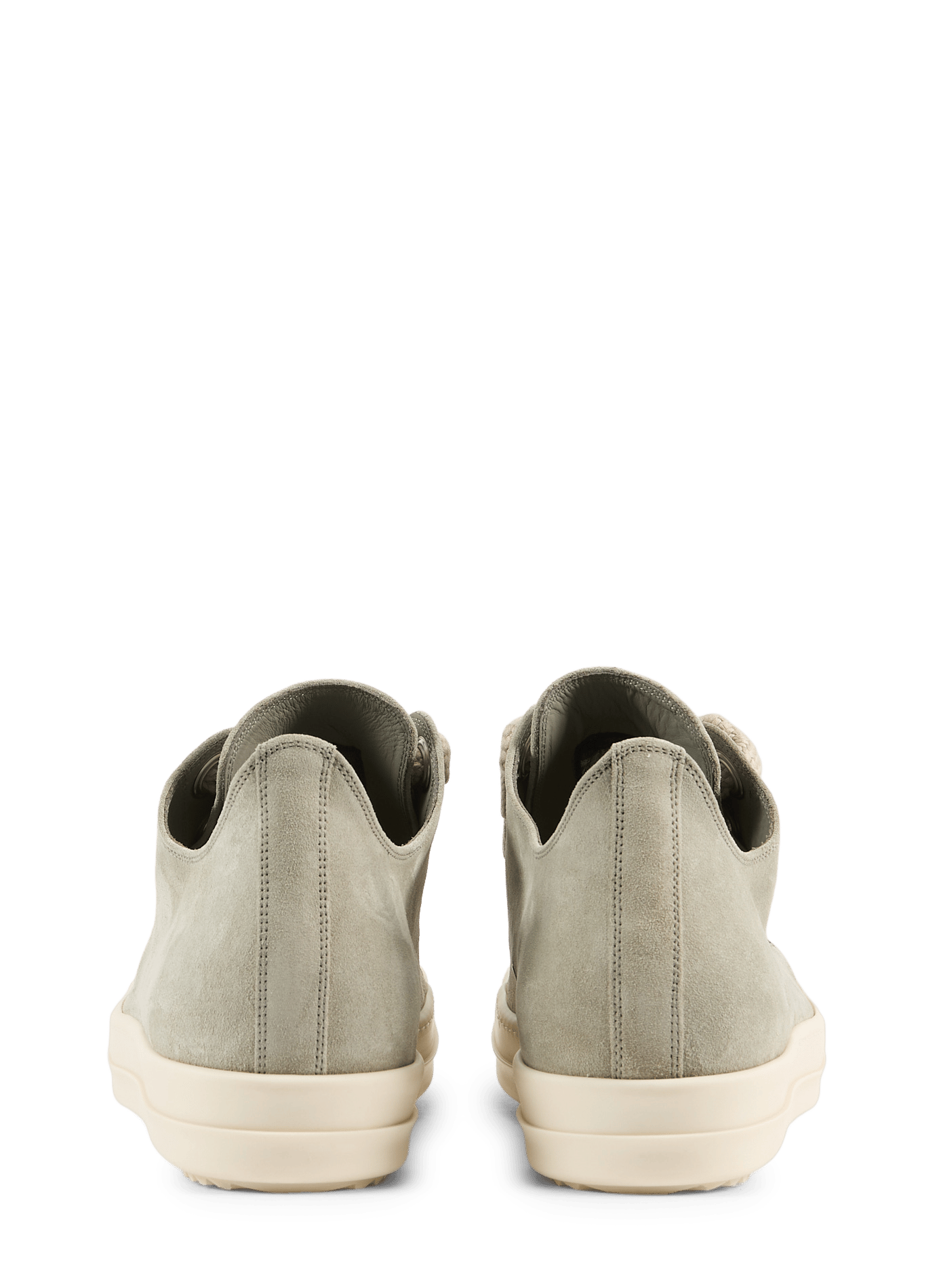Leather sneakers RICK OWENS Grey