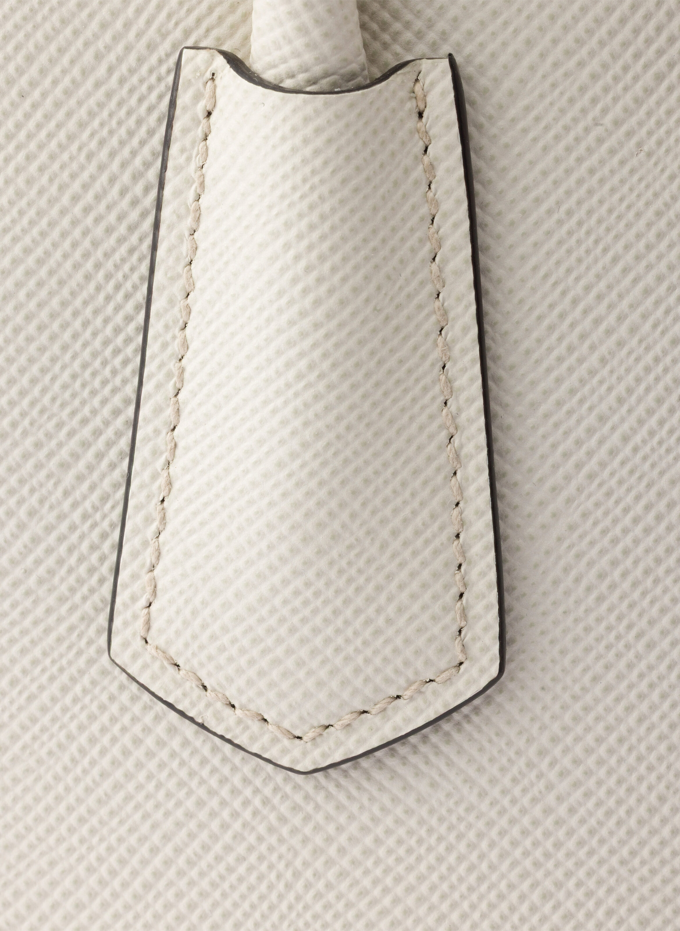 Sac prada double en cuir saffiano PRADA Beige