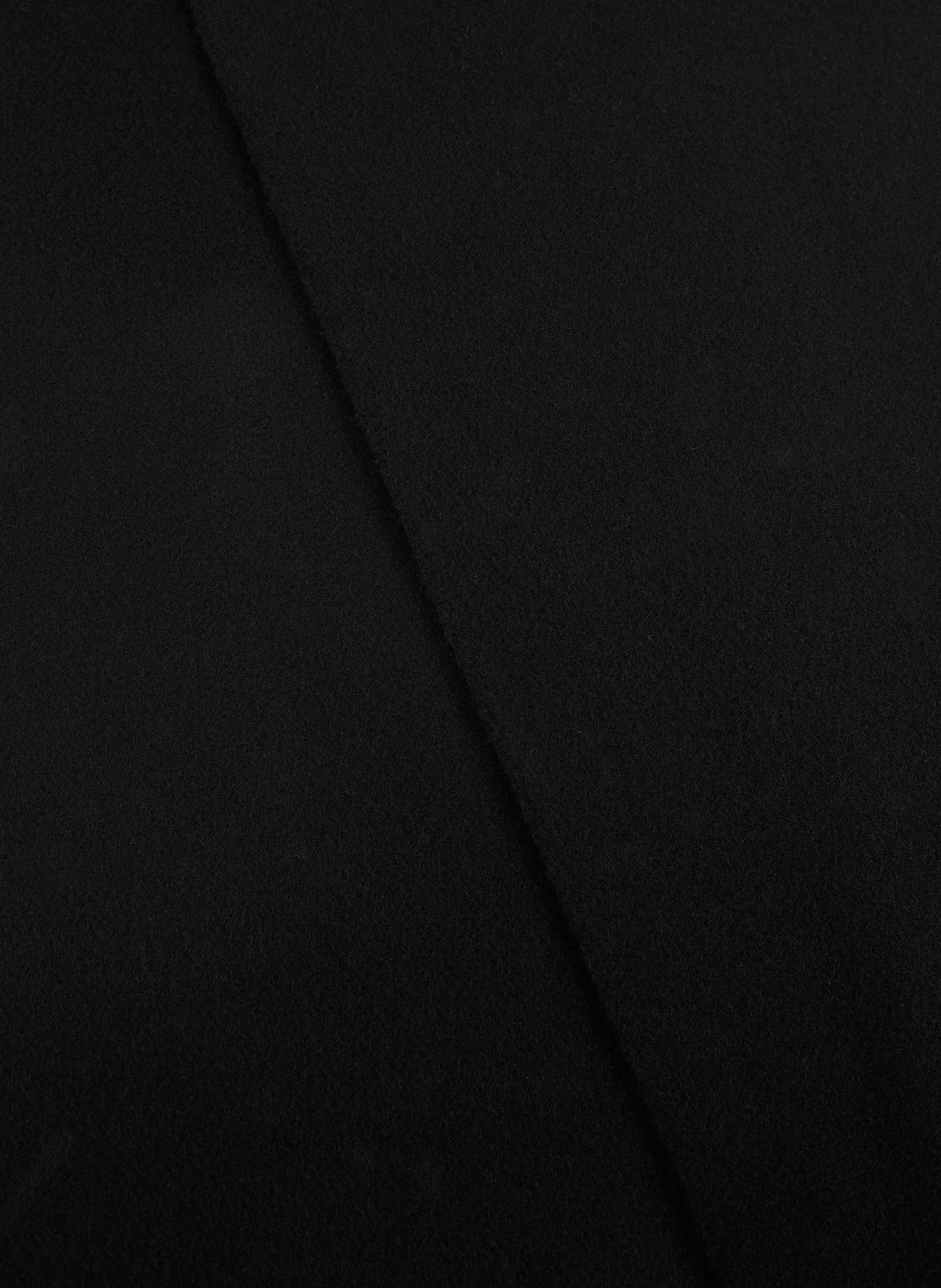 Wool Fringed Estate Scarf OUR LEGACY Black