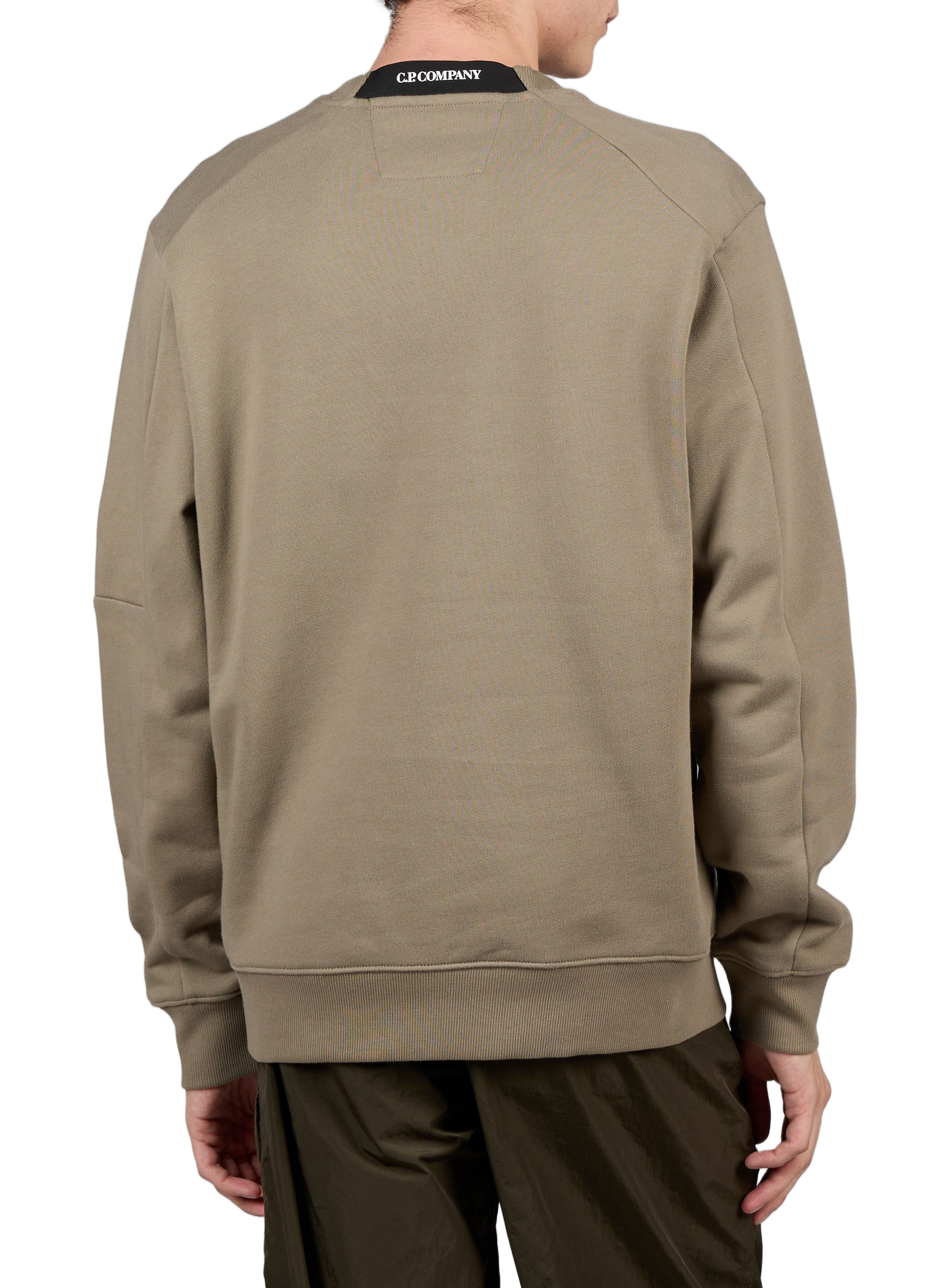 Gerader Baumwoll-Sweater CP COMPANY Grau