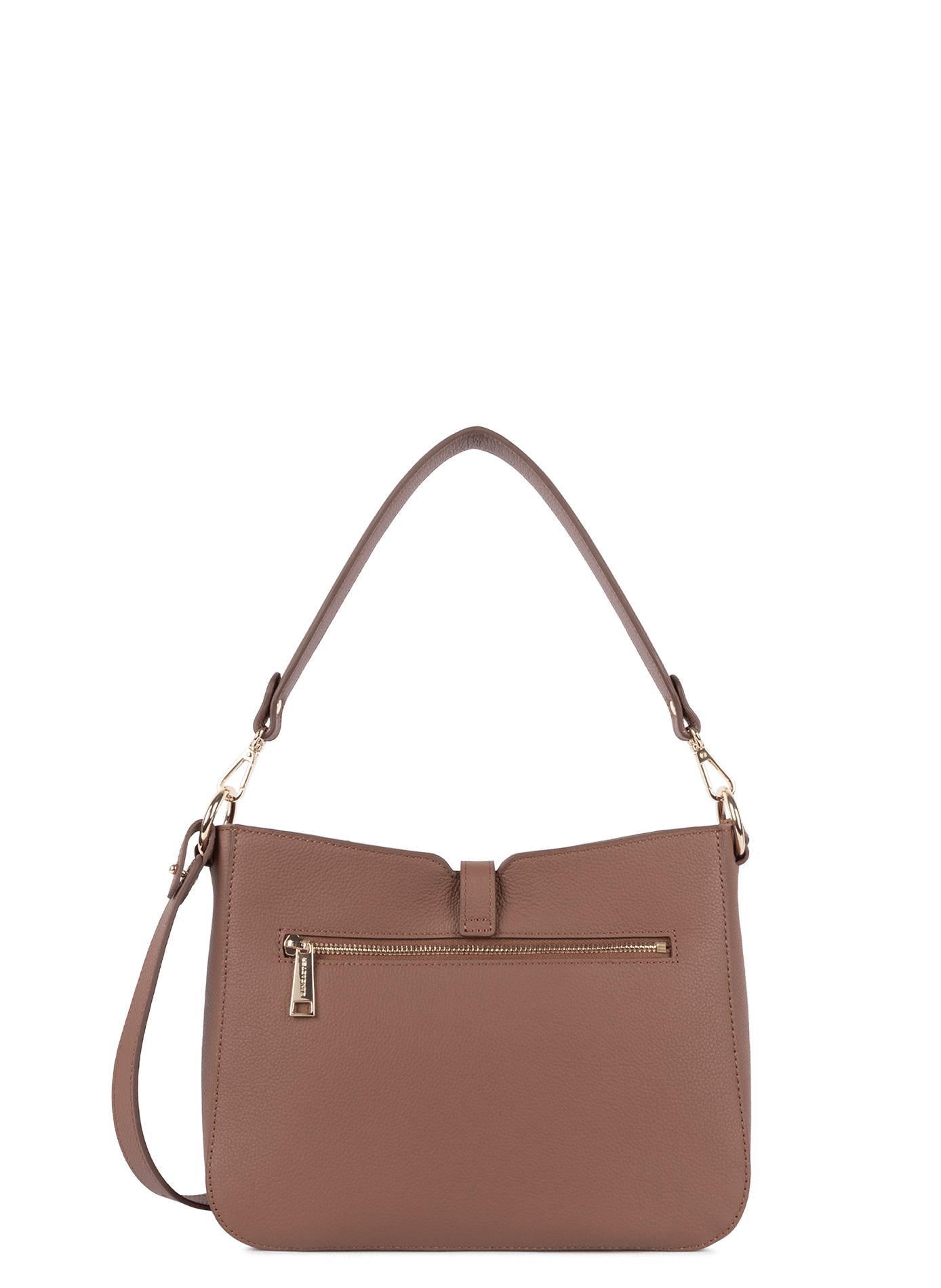 Grand sac besace - milano horizon LANCASTER Marron