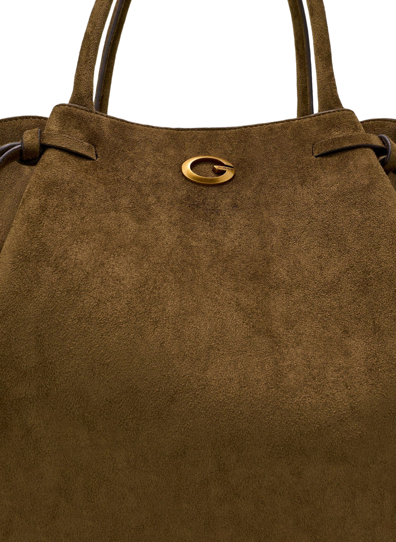 Sac tote en daim GUESS Vert