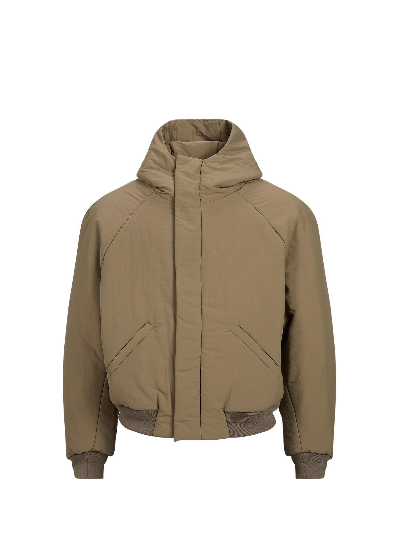 Quilted Orb hooded puffer jacket SEVENTH Brown