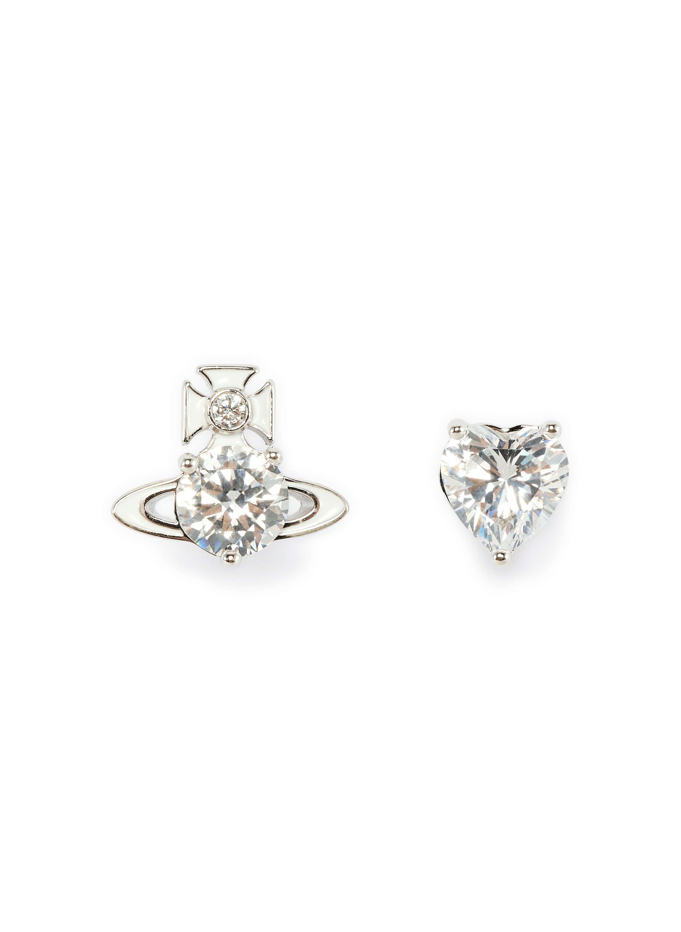 Boucles d'oreilles Millie en laiton VIVIENNE WESTWOOD Silver