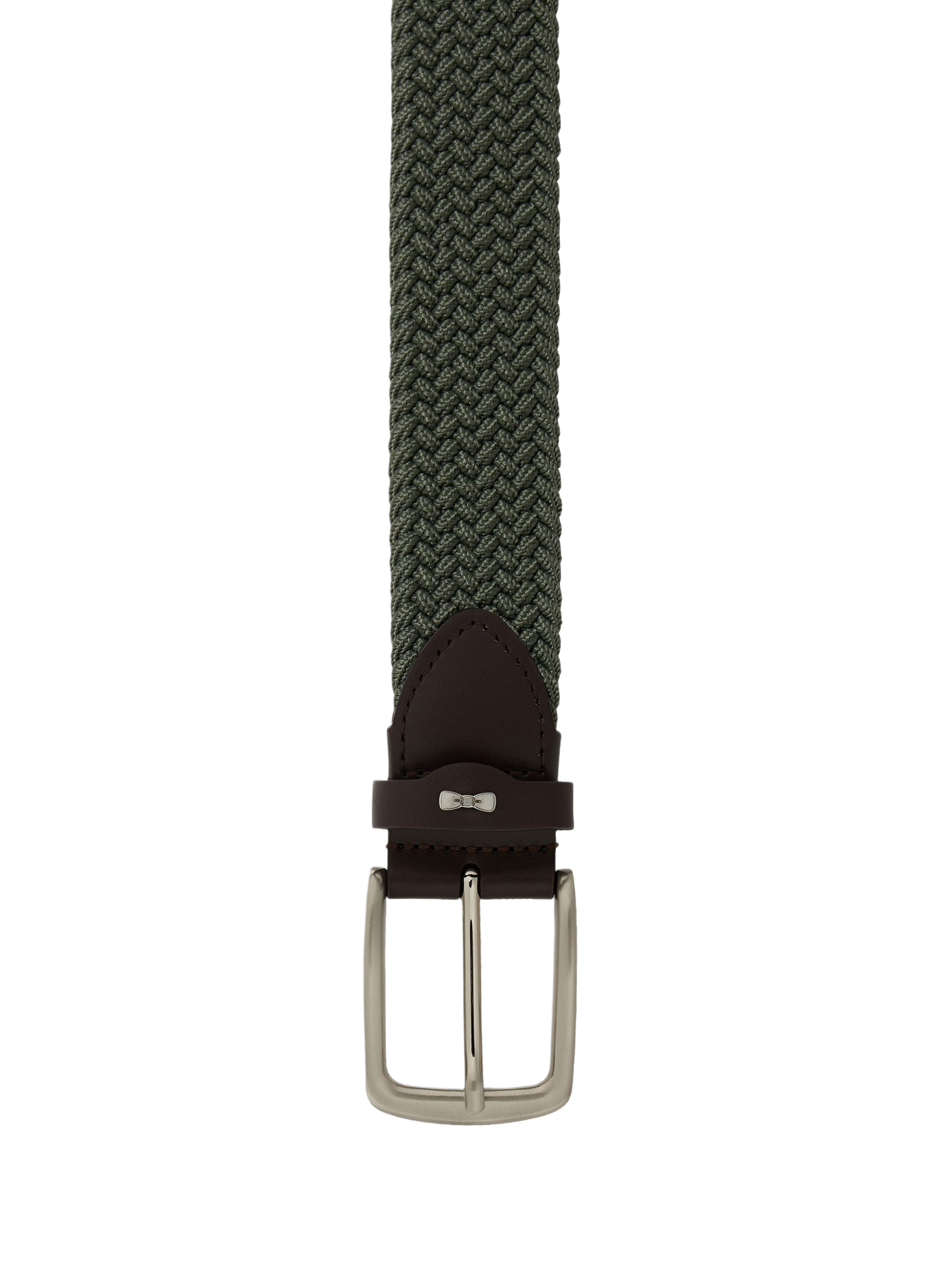 Elastic braided belt | Khaki EDEN PARK Men