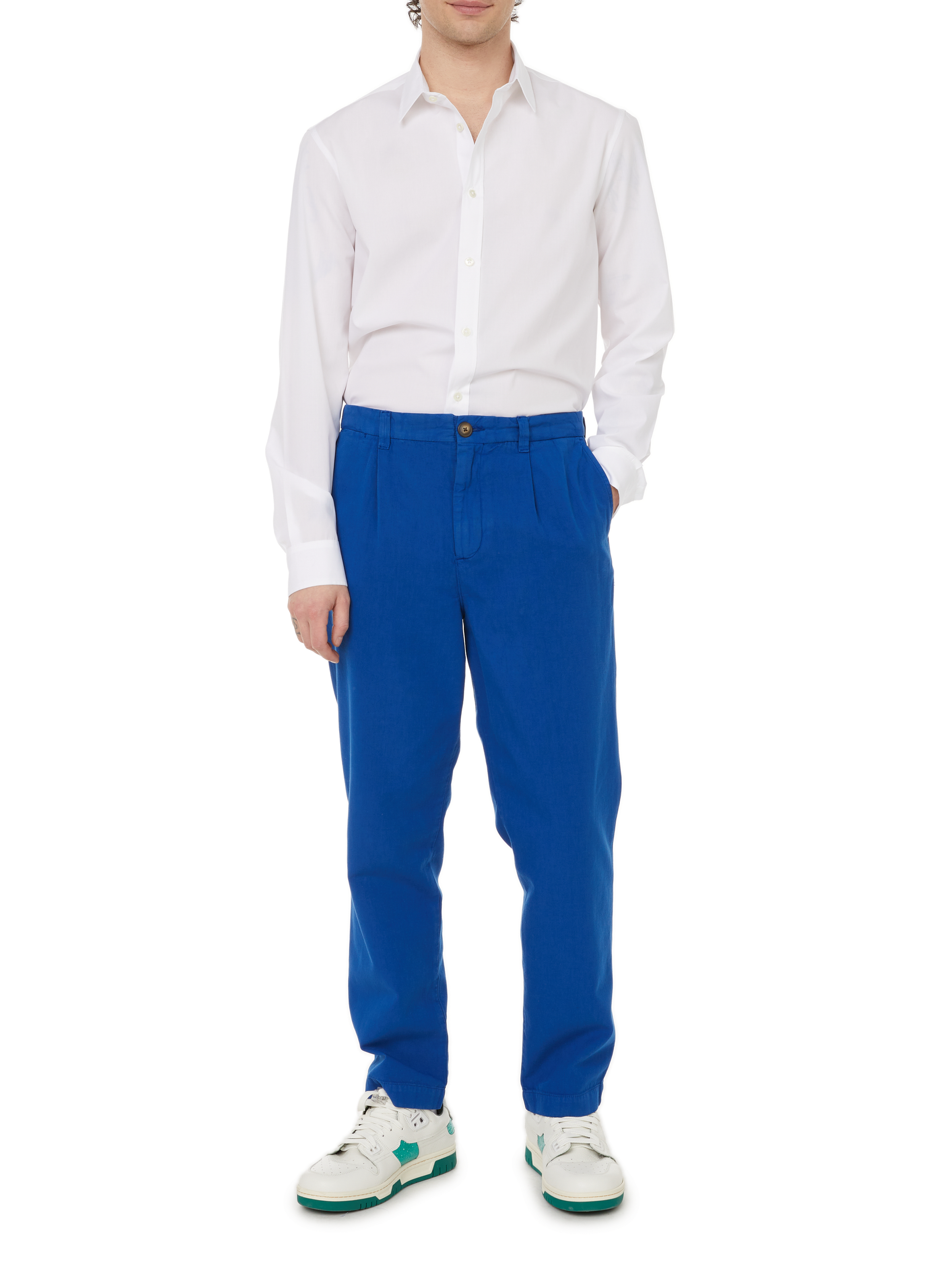 Baumwollhemd EDITIONS 102 Weiss