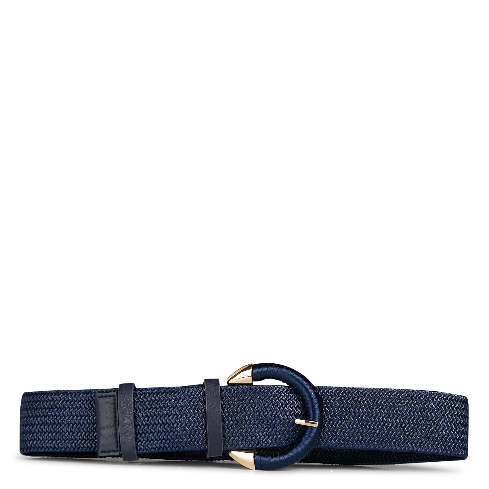 Riem met gevlochten gesp LA FEE MARABOUTEE Blauw