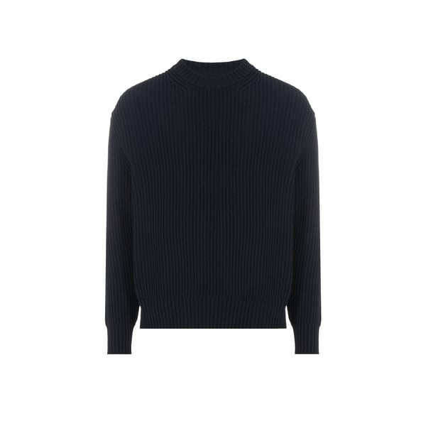 Pull en maille côtelé