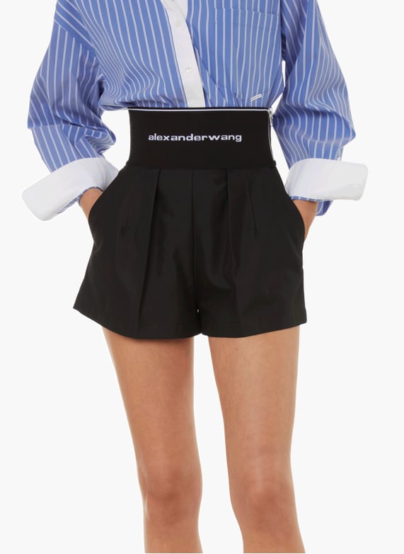 Safari cotton-Blend shorts Black Alexander wang - Women Safari cotton-Blend shorts Black Alexander wang - Women